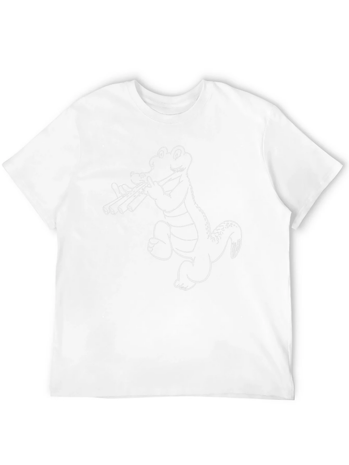 Cool Gator Panpipes T-Shirt - Black product image 11