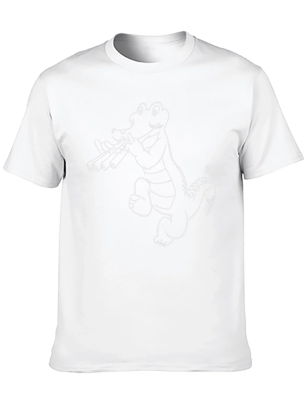 Cool Gator Panpipes T-Shirt - Black product image 9