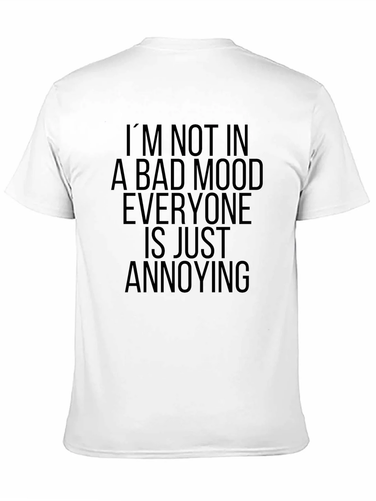 Funny Sarcastic Bad Mood Black T-Shirt product image 10