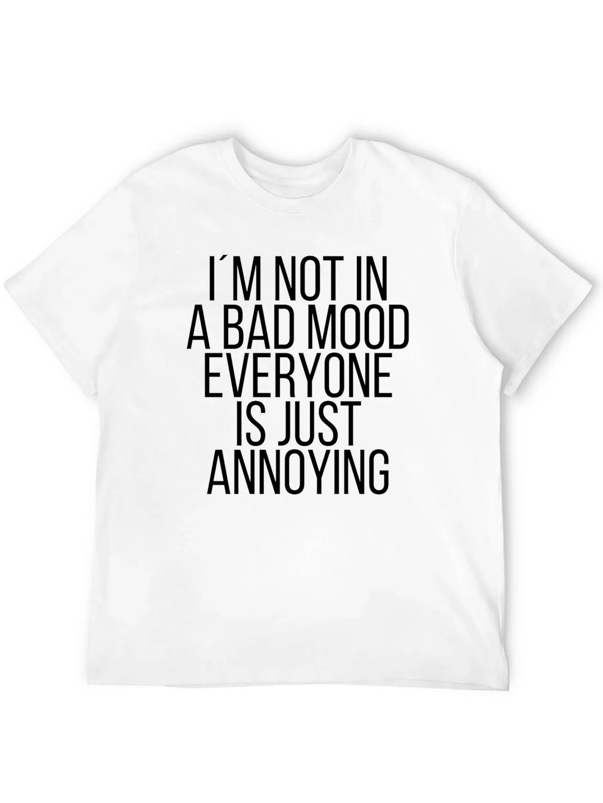Funny Sarcastic Bad Mood Black T-Shirt product image 11