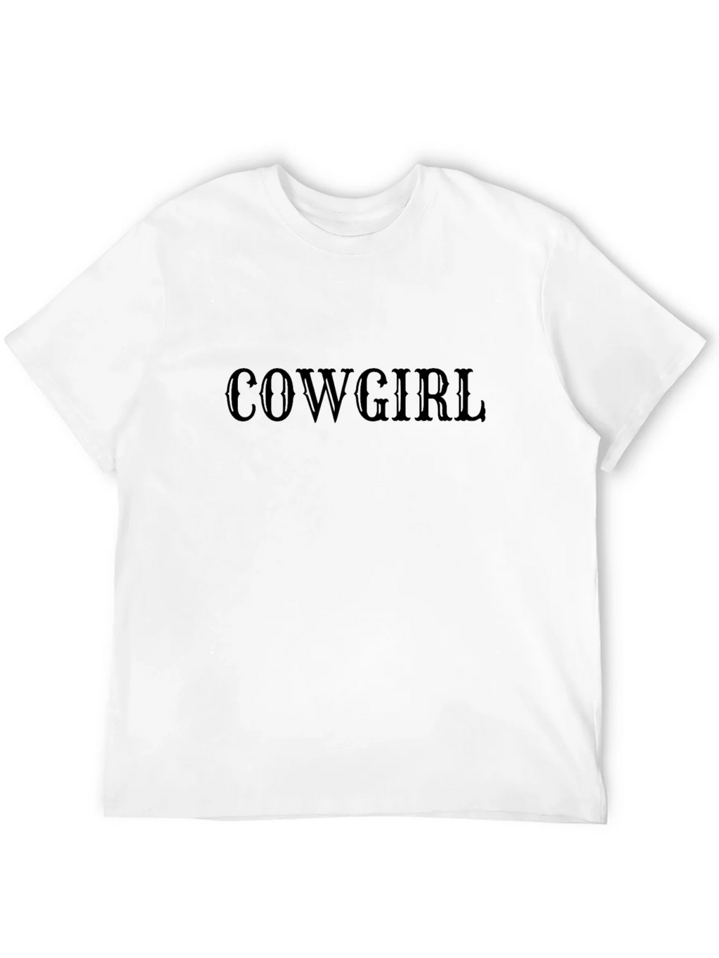 Cowgirl Graphic Tee - Classic Black Cotton T-Shirt product image 11