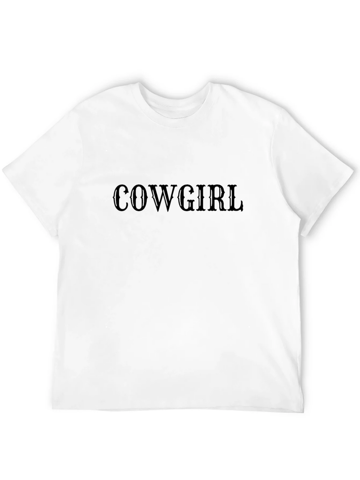 Cowgirl Graphic Tee - Classic Black Cotton T-Shirt product image 11