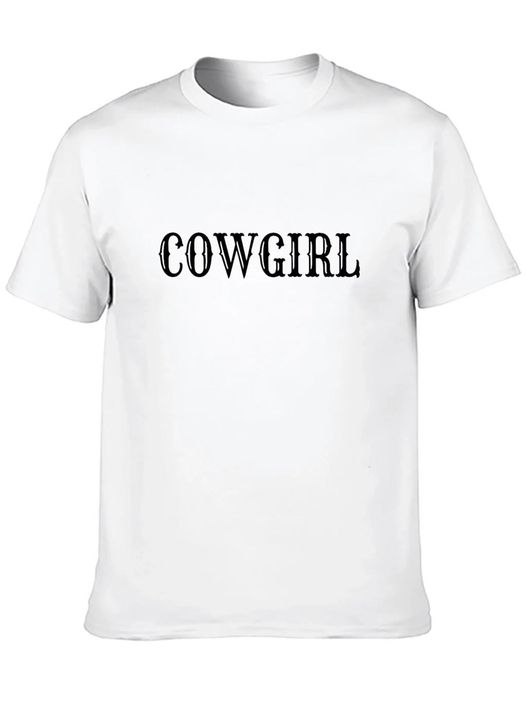 Cowgirl Graphic Tee - Classic Black Cotton T-Shirt product image 9