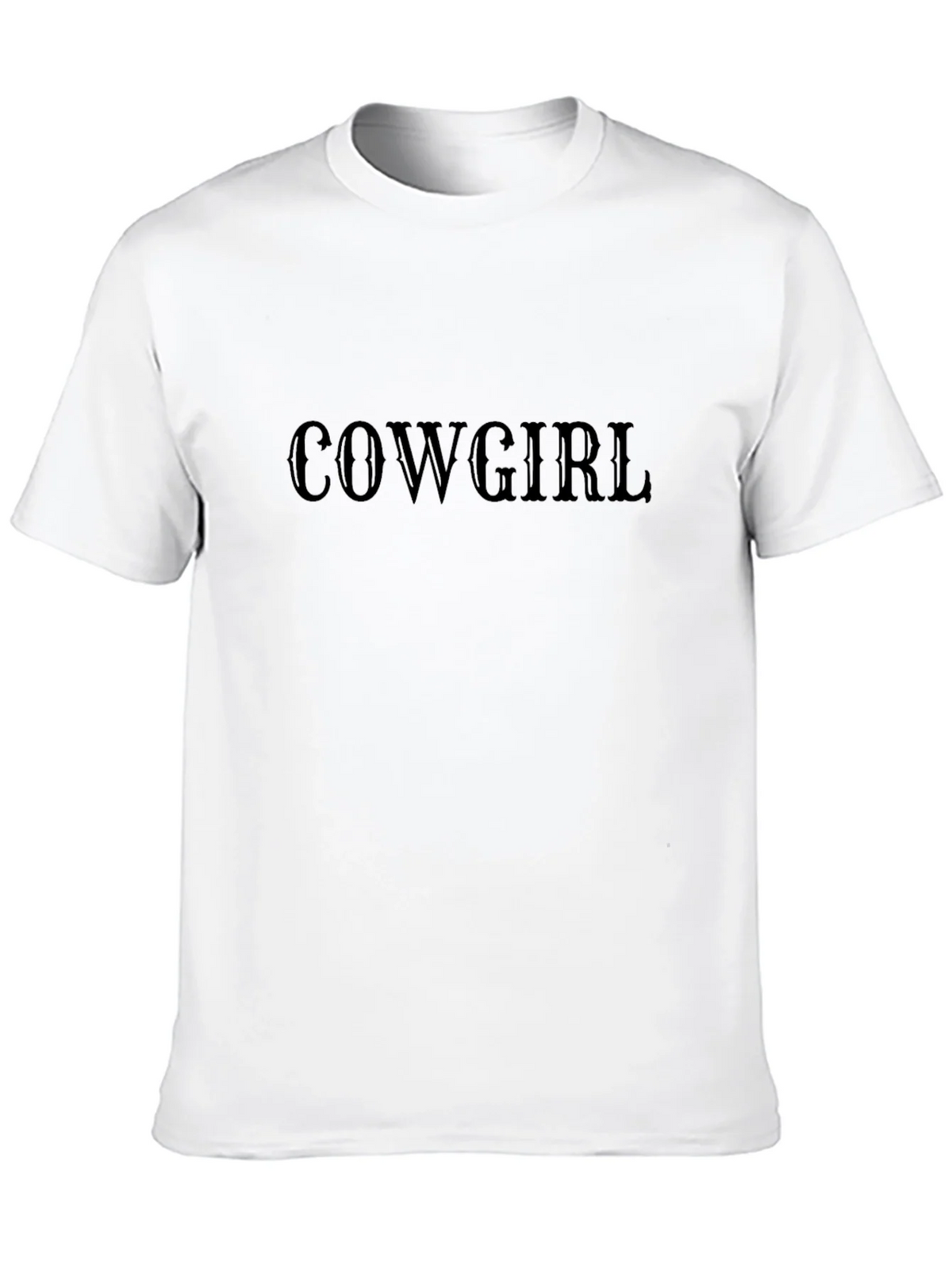 Cowgirl Graphic Tee - Classic Black Cotton T-Shirt product image 9
