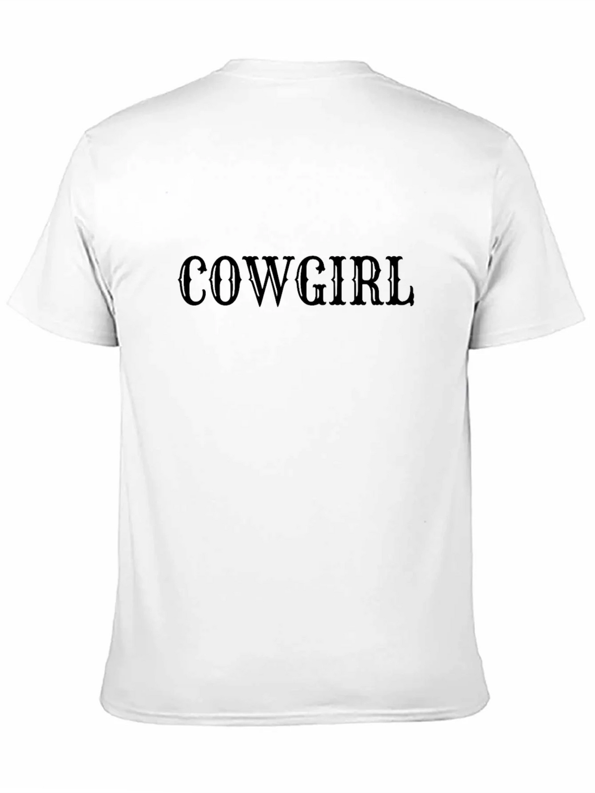 Cowgirl Graphic Tee - Classic Black Cotton T-Shirt product image 10