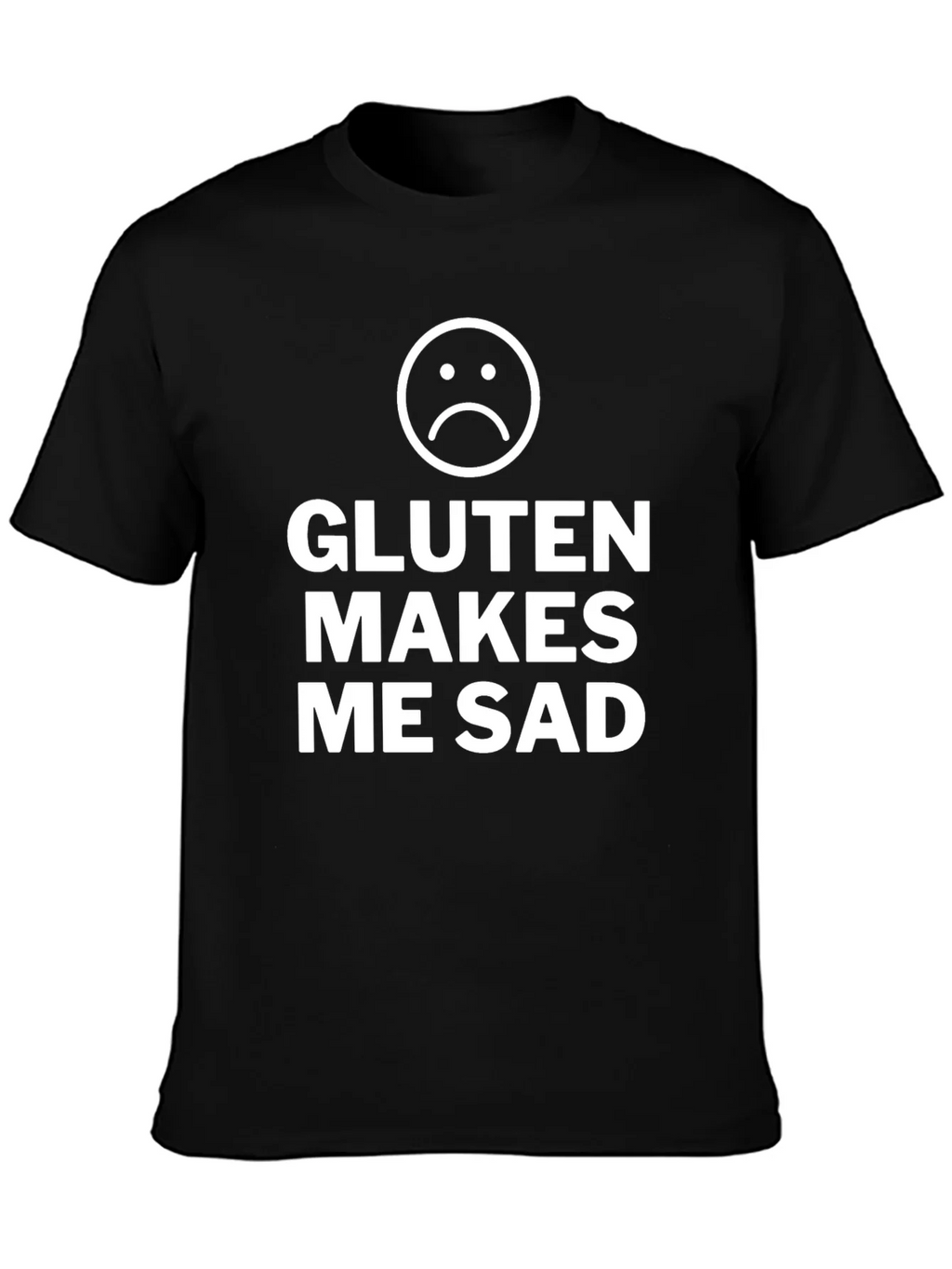 Gluten Makes Me Sad T-Shirt - Funny Food Allergy Tee product image 2