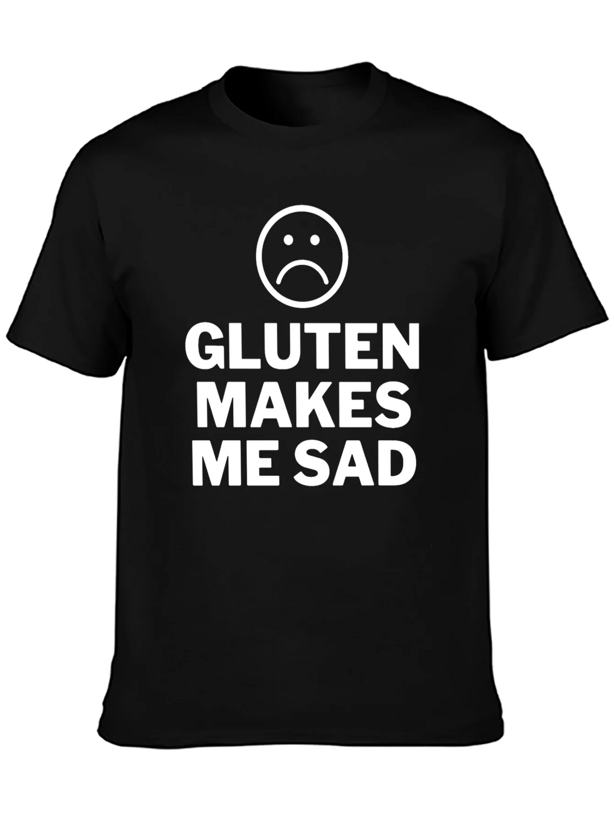 Gluten Makes Me Sad T-Shirt - Funny Food Allergy Tee product image 2