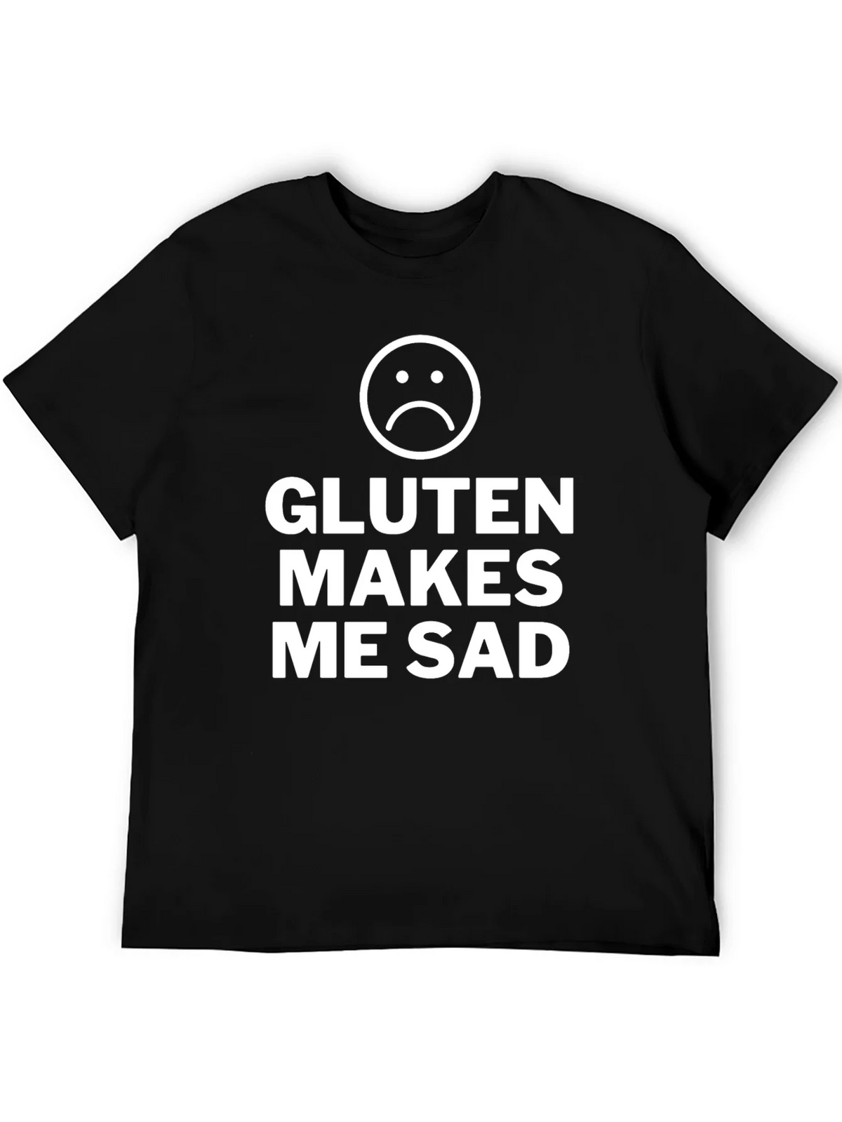Gluten Makes Me Sad T-Shirt - Funny Food Allergy Tee product image 3