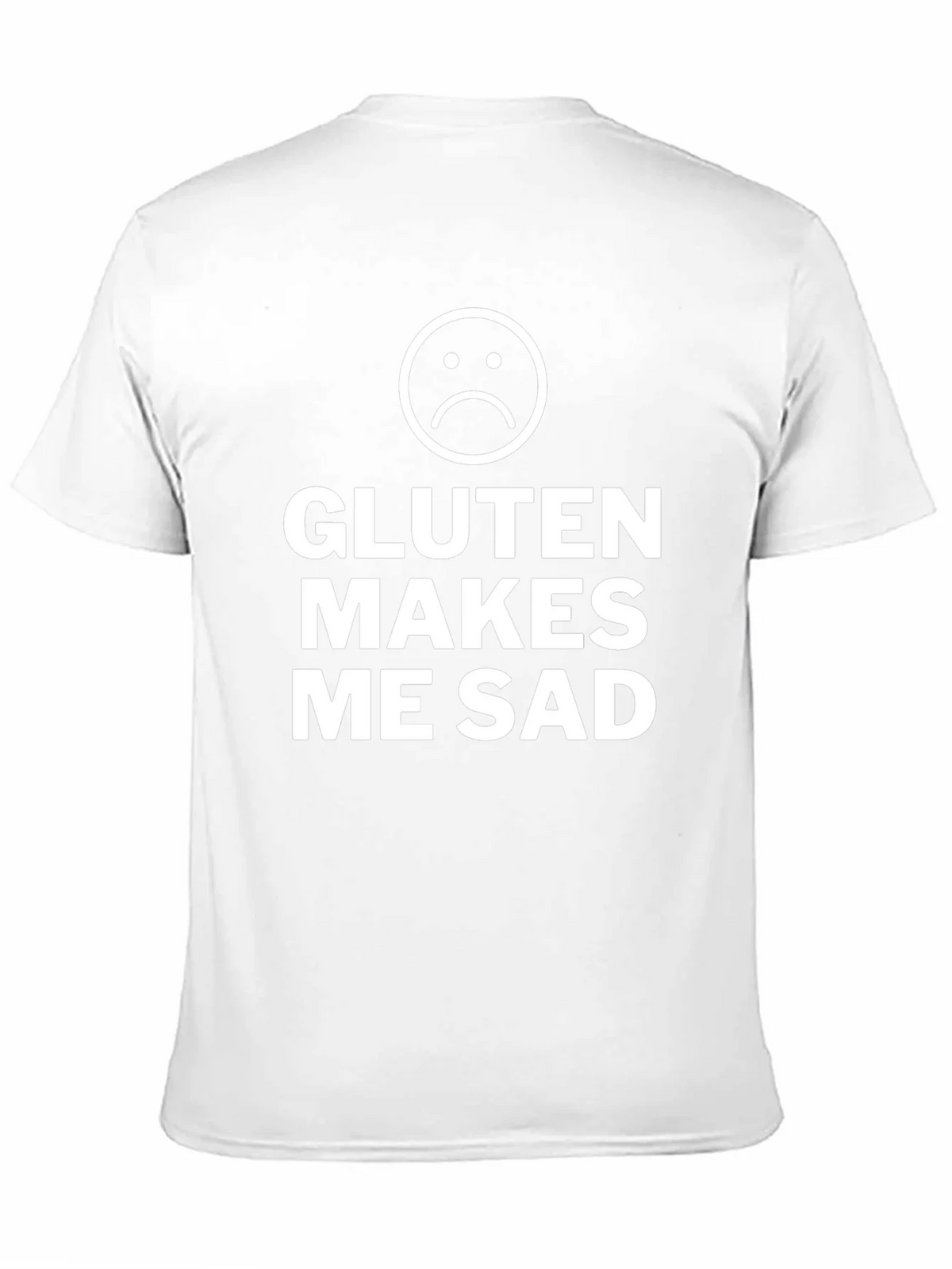 Gluten Makes Me Sad T-Shirt - Funny Food Allergy Tee product image 7