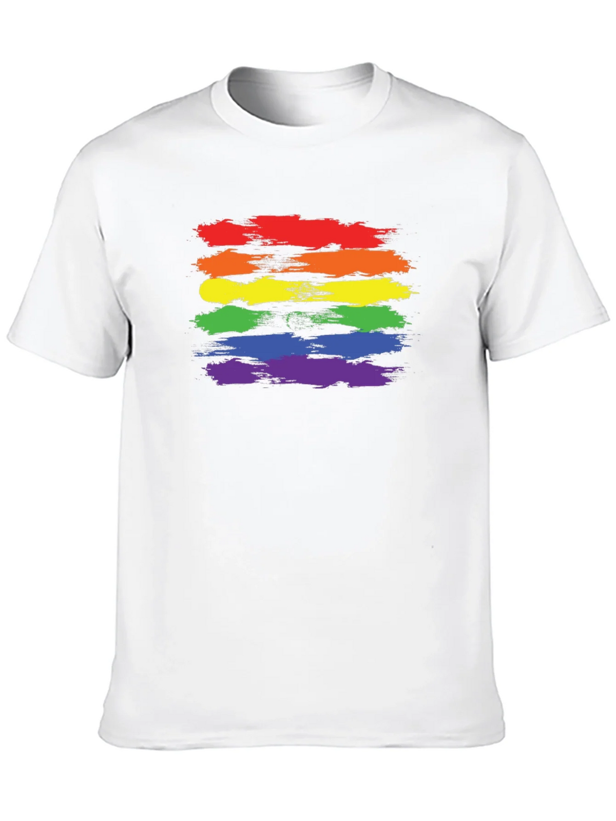 LGBT Pride T-Shirt - Rainbow Brush Strokes product image 9