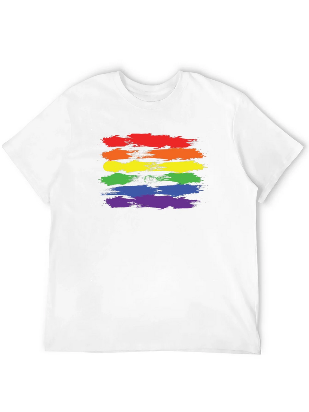 LGBT Pride T-Shirt - Rainbow Brush Strokes product image 10