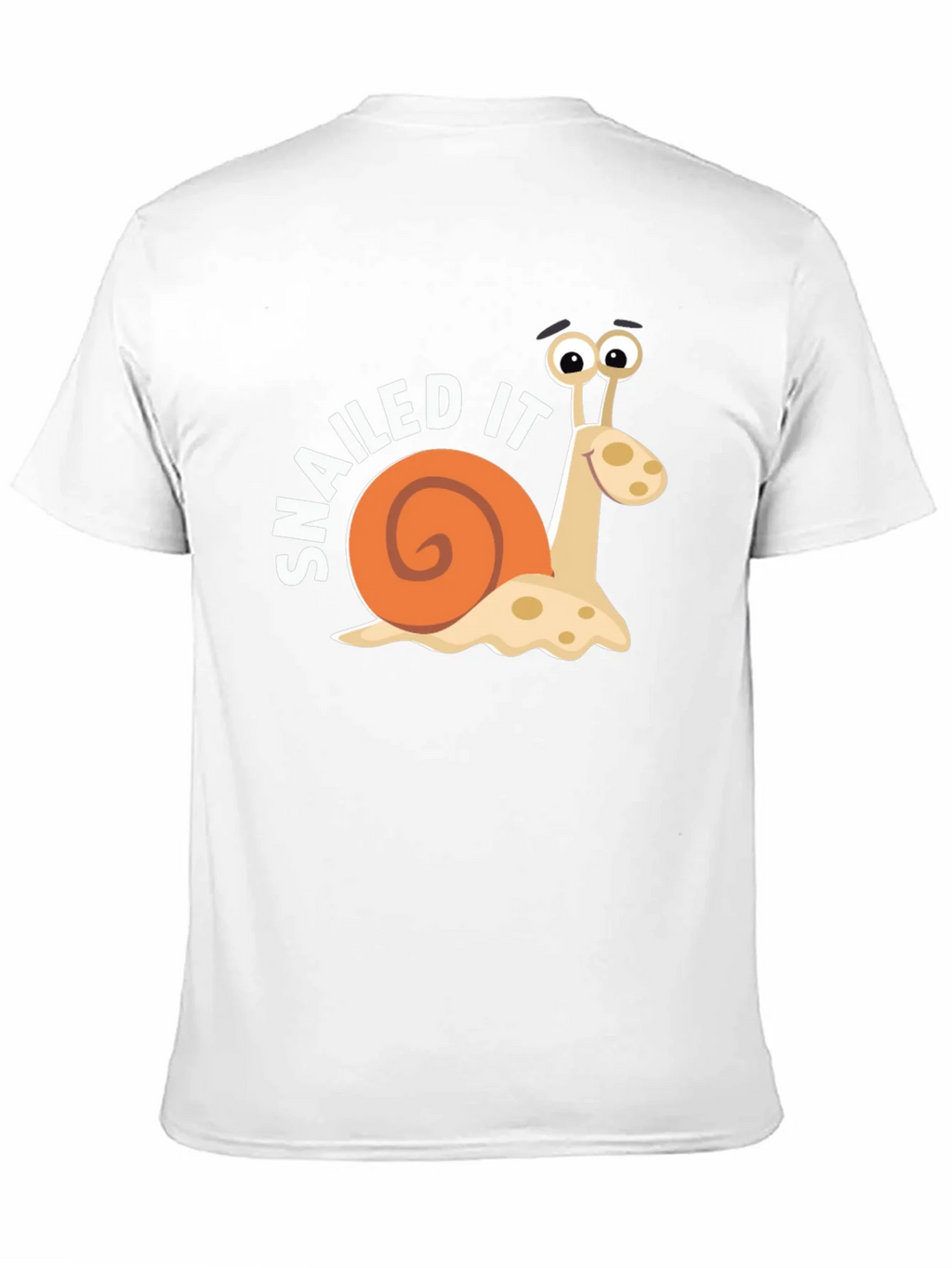 Snailed It Snail Cartoon Black T-Shirt product image 10