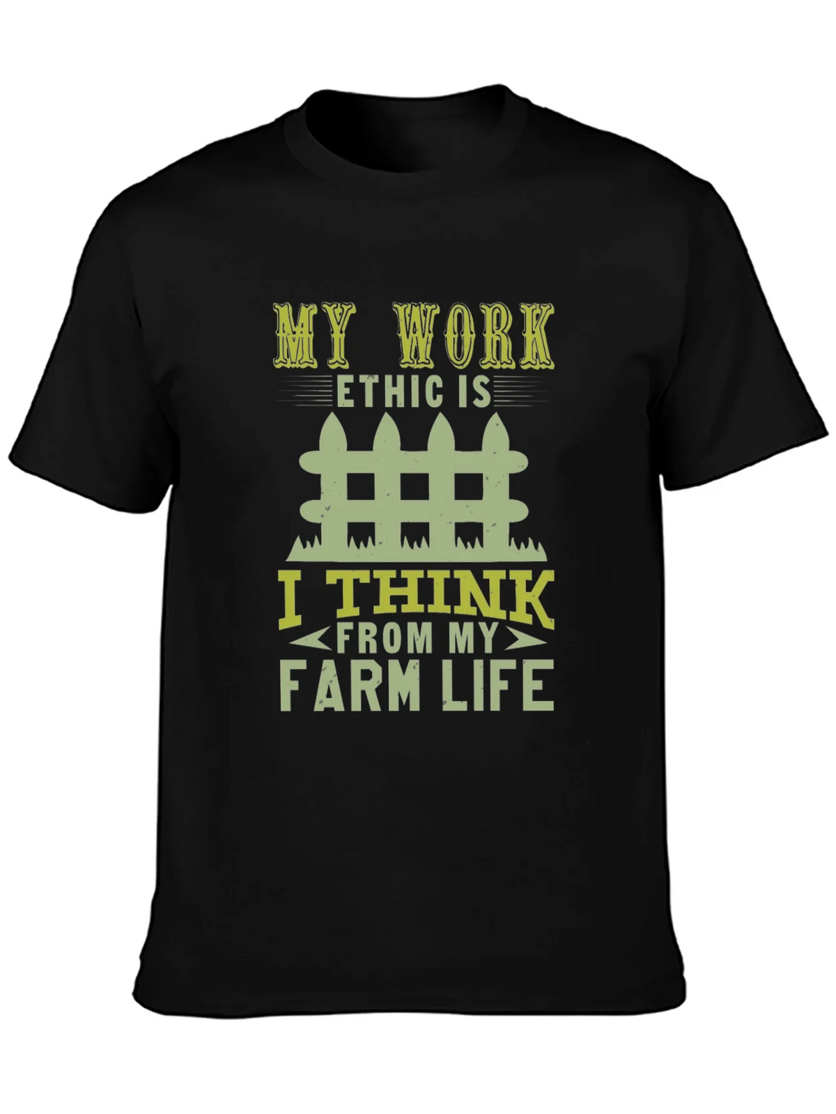 Farm Life Work Ethic Graphic T-Shirt product image 3