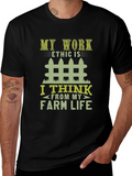 Farm Life Work Ethic Graphic T-Shirt product image 1