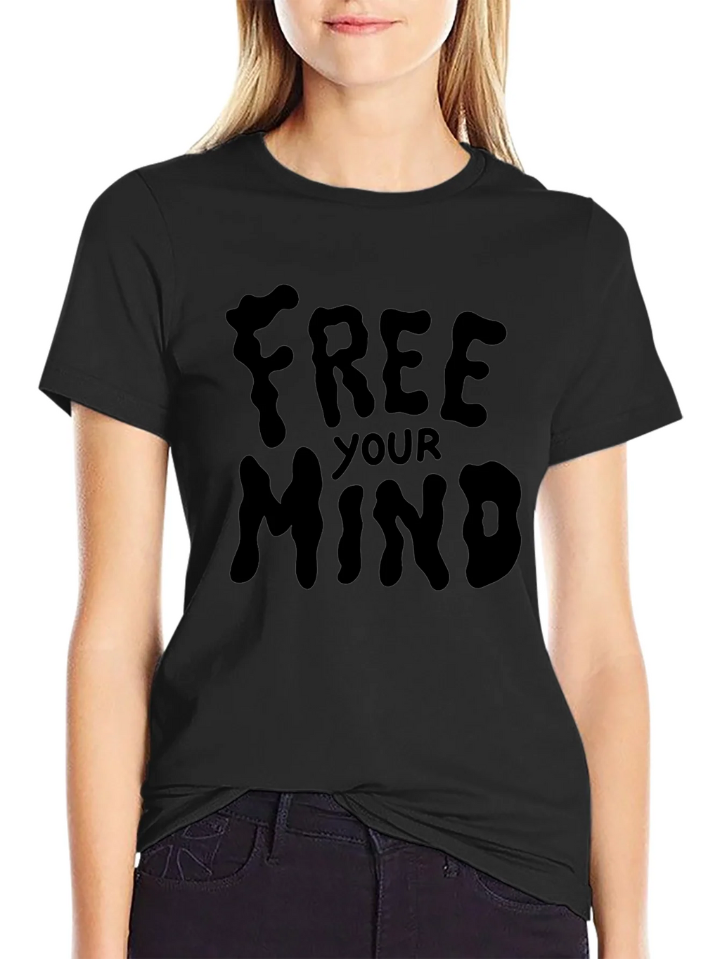 Free Your Mind Black Graphic Tee product image 2