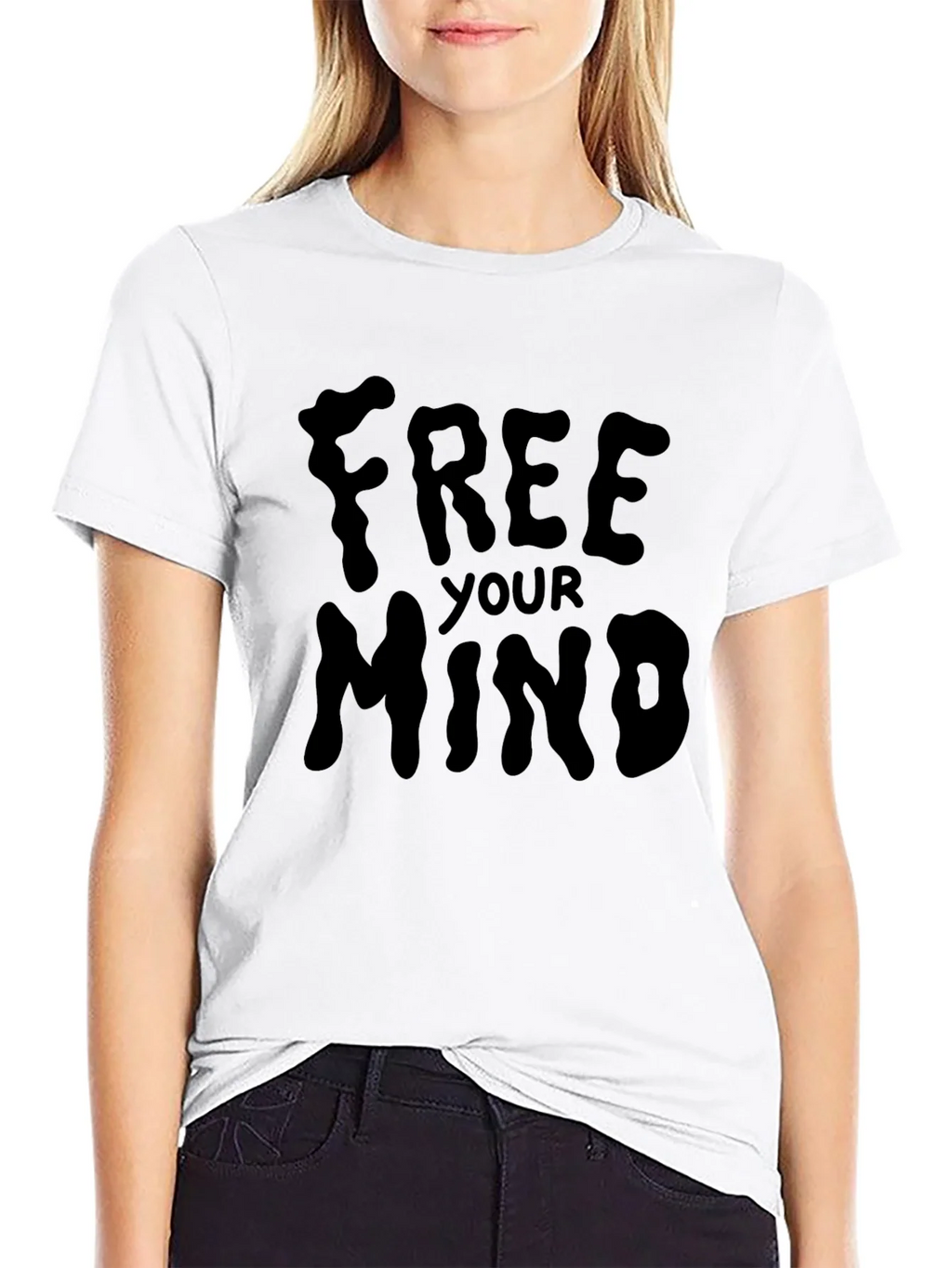 Free Your Mind Black Graphic Tee product image 5
