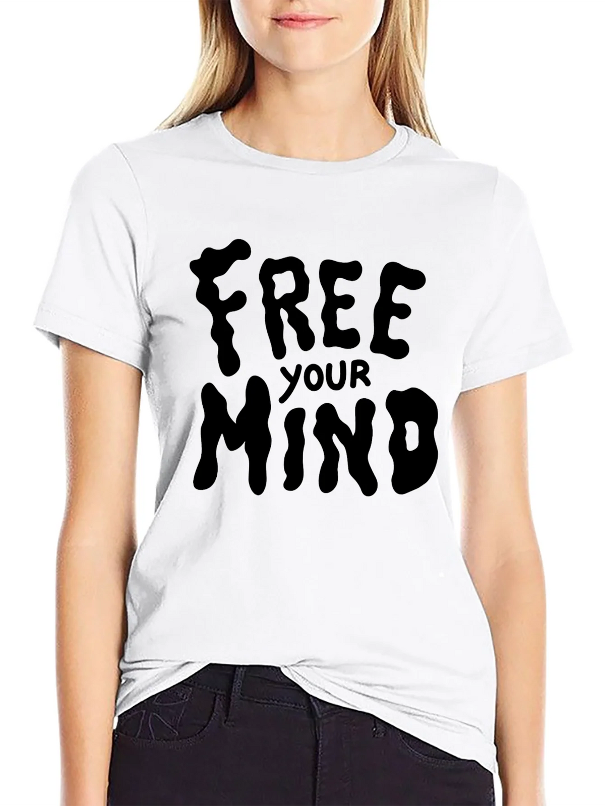 Free Your Mind Black Graphic Tee product image 5