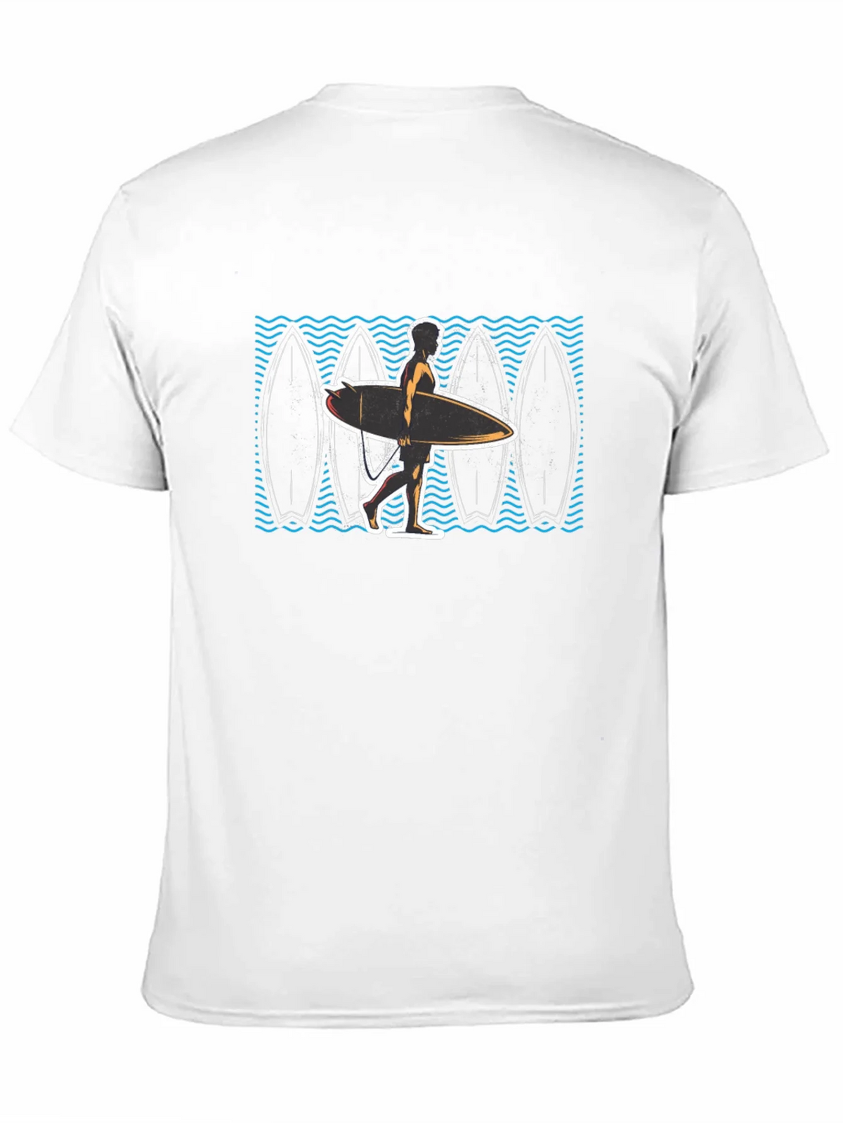 Surfer Graphic Black T-Shirt product image 5