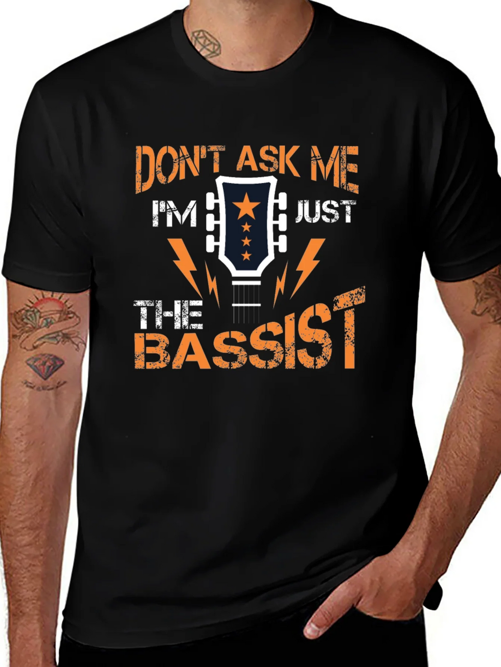 Bass Guitar Player T-Shirt - Dont Ask Me Im Just The Bassist product image 1