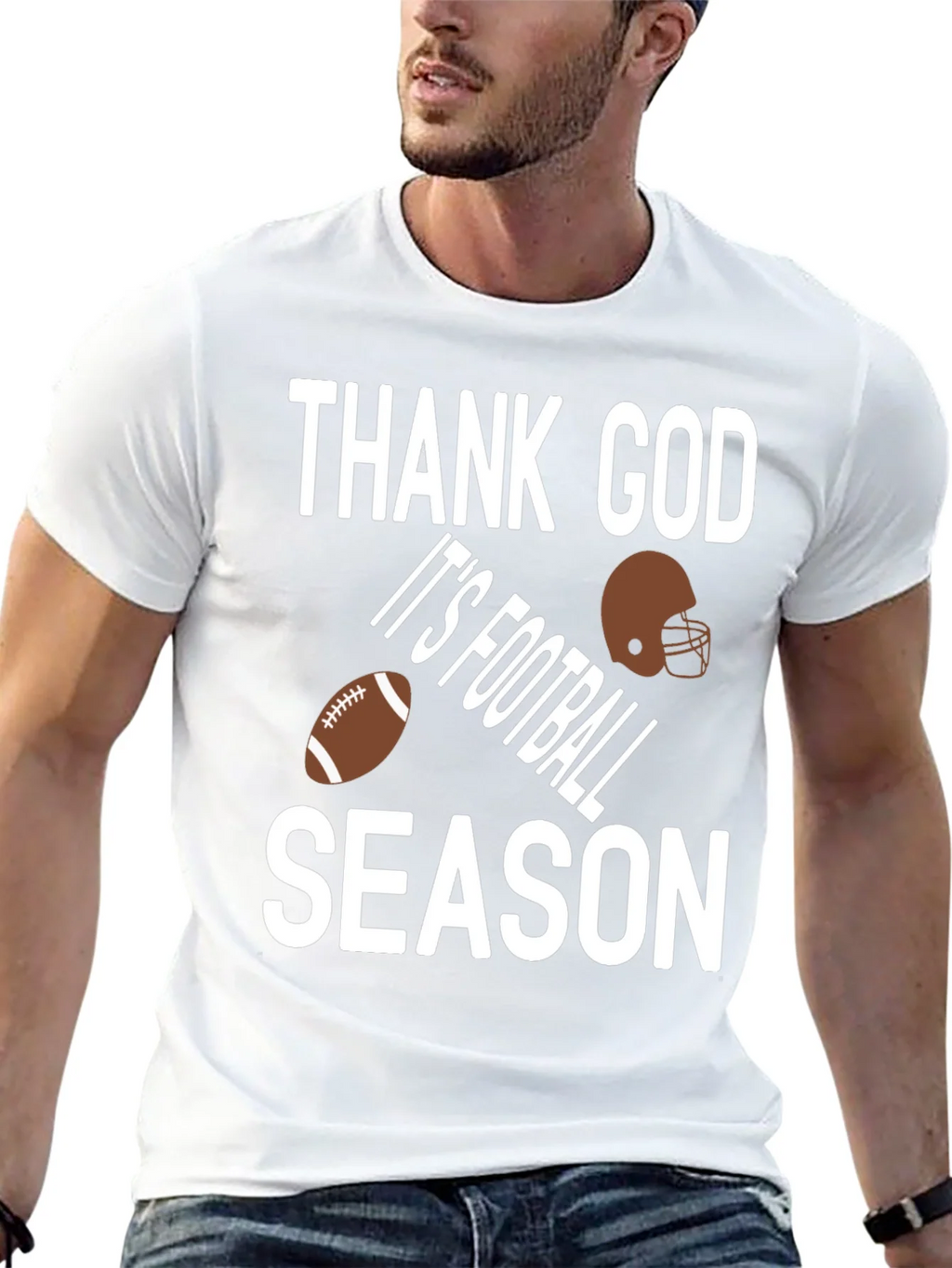 Thank God Its Football Season T-Shirt product image 12