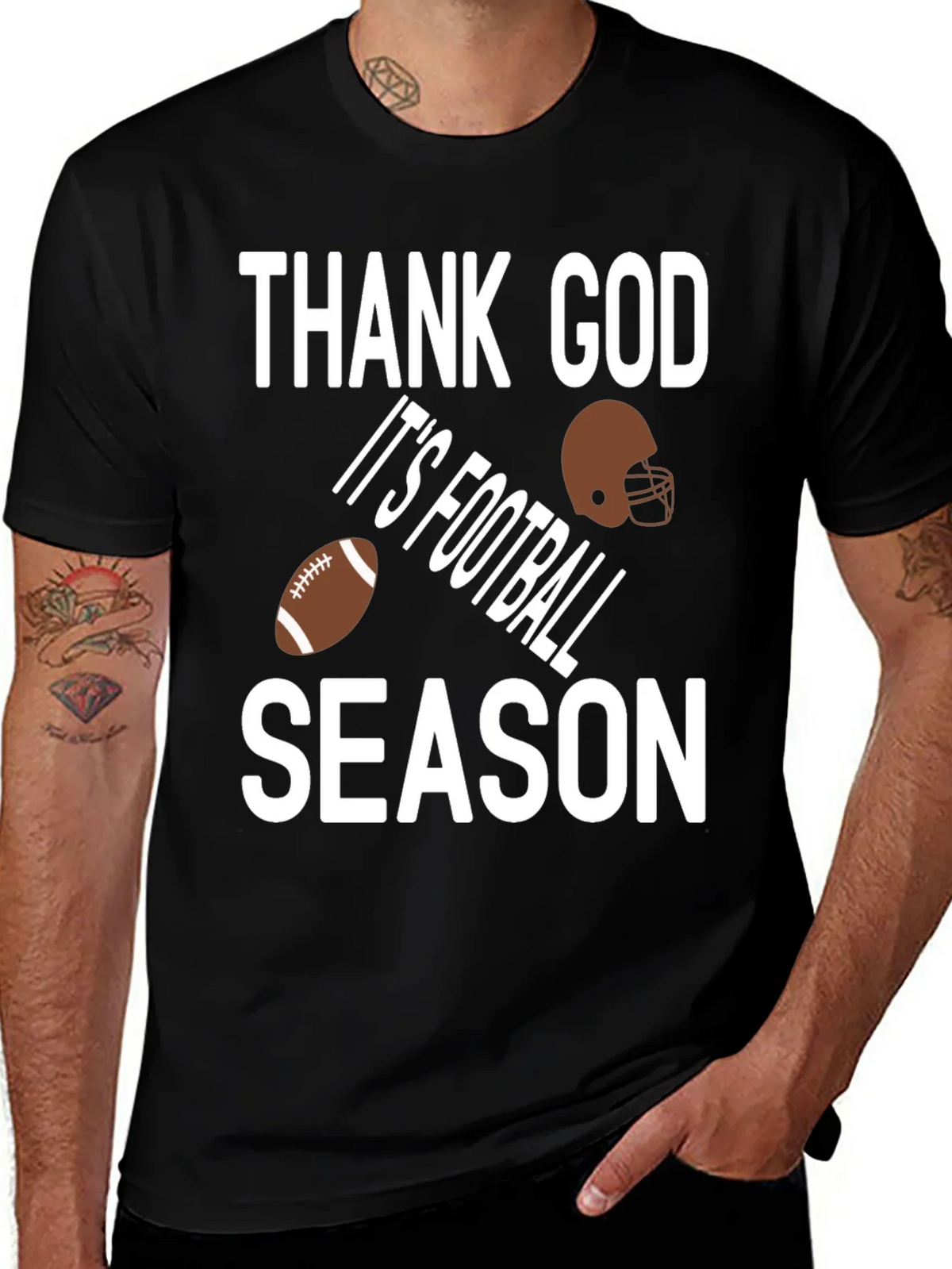 Thank God Its Football Season T-Shirt product image 1