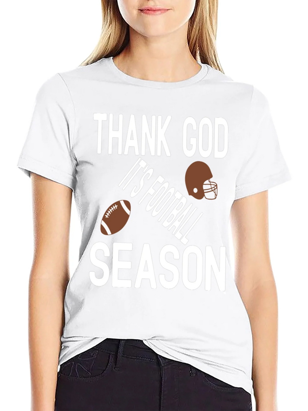 Thank God Its Football Season T-Shirt product image 8
