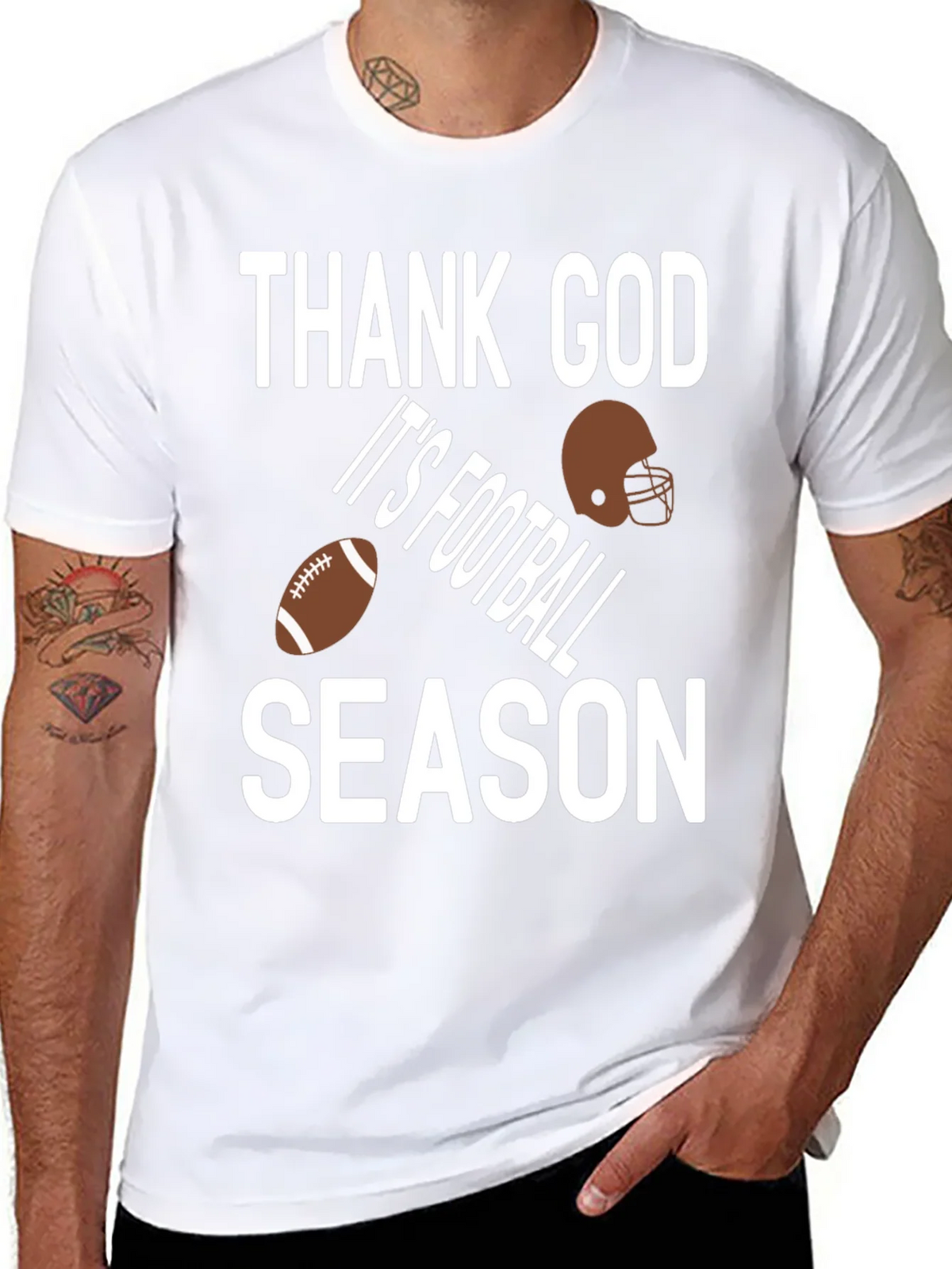 Thank God Its Football Season T-Shirt product image 7