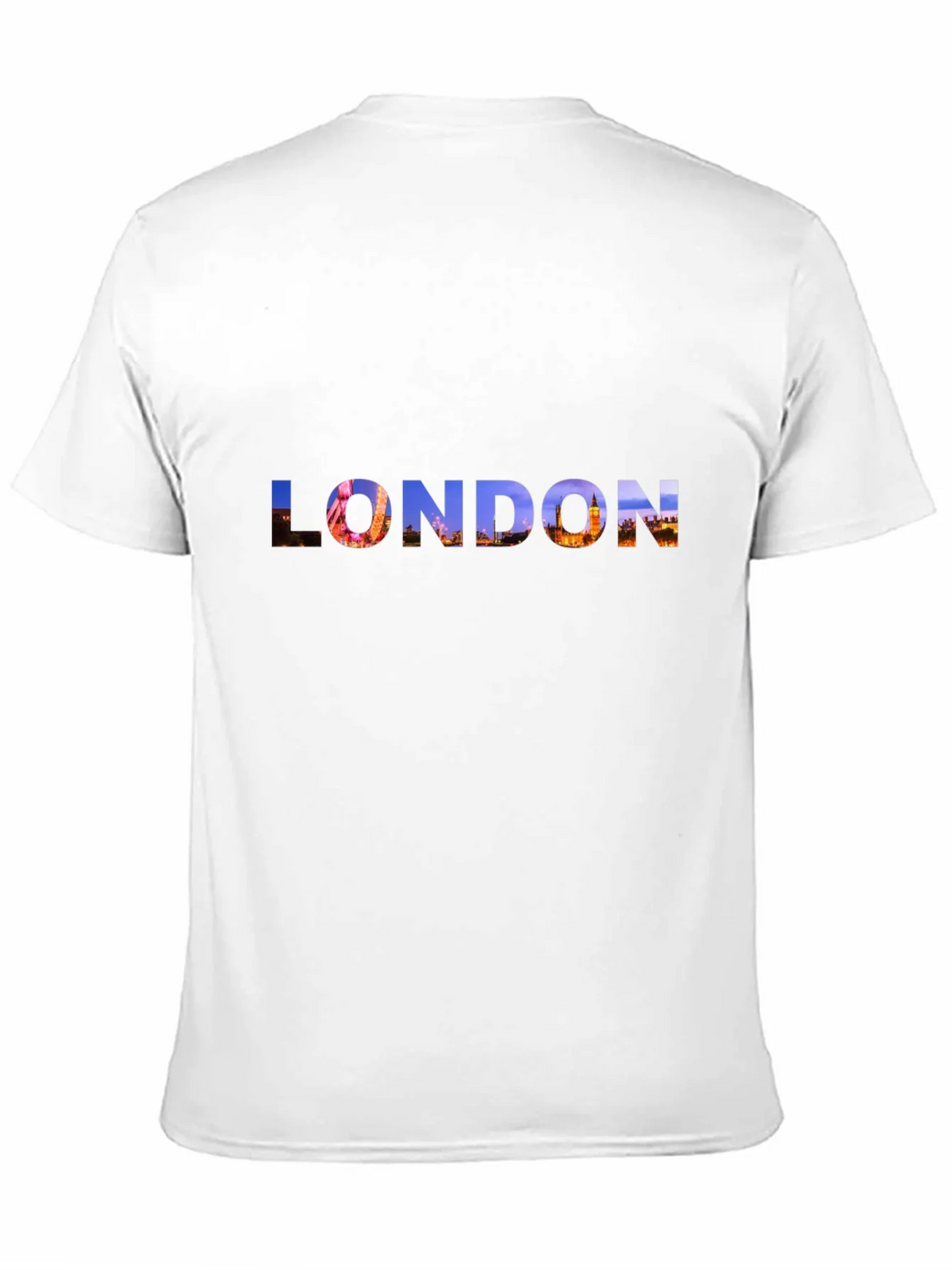 London Skyline Graphic Tee - Black Cotton T-Shirt product image 10