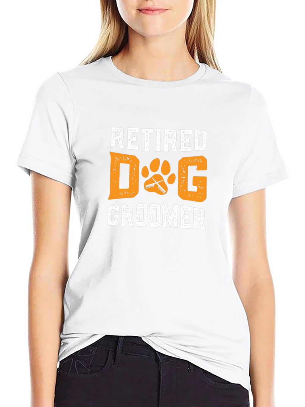 Retired Dog Groomer Graphic T-Shirt product image 8