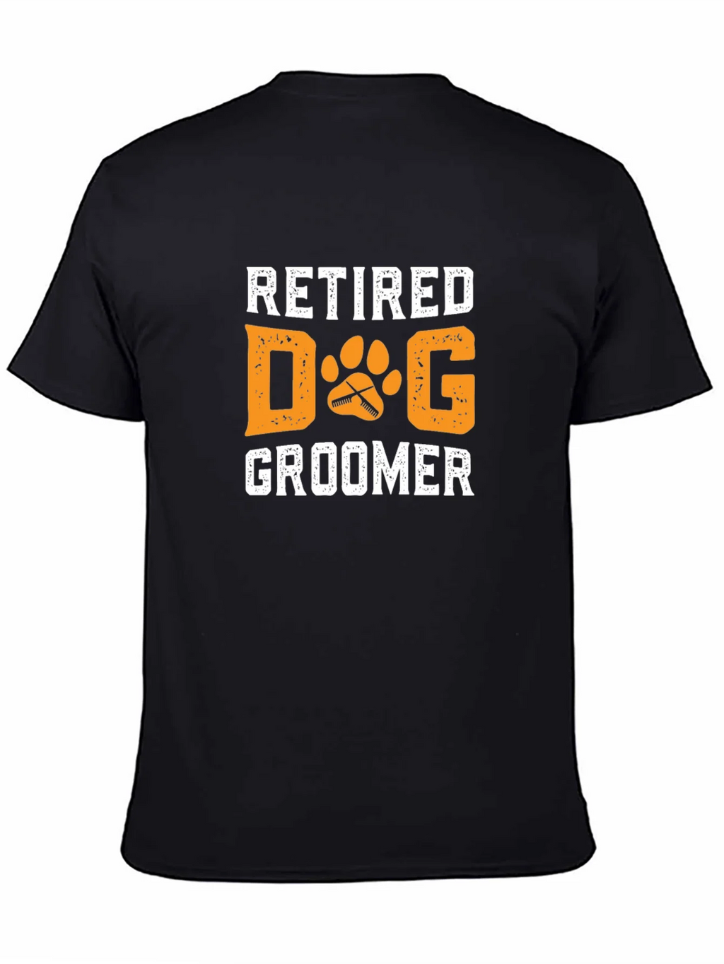 Retired Dog Groomer Graphic T-Shirt product image 4