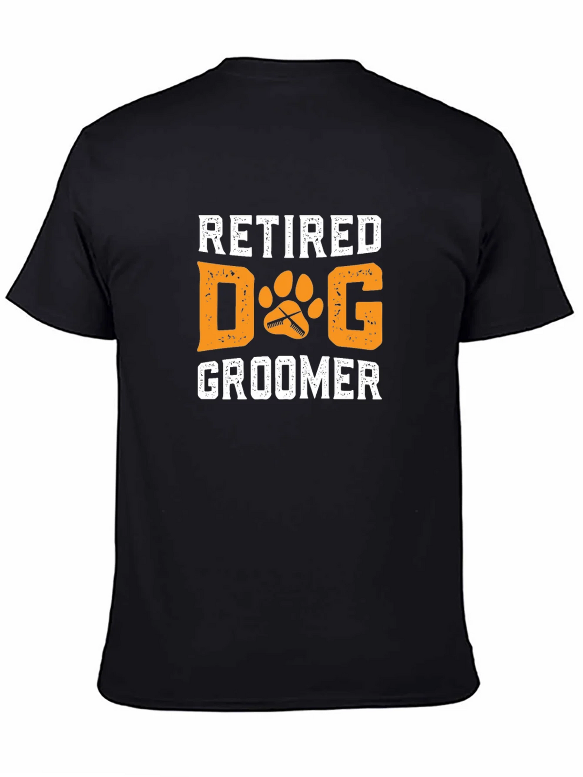 Retired Dog Groomer Graphic T-Shirt product image 4