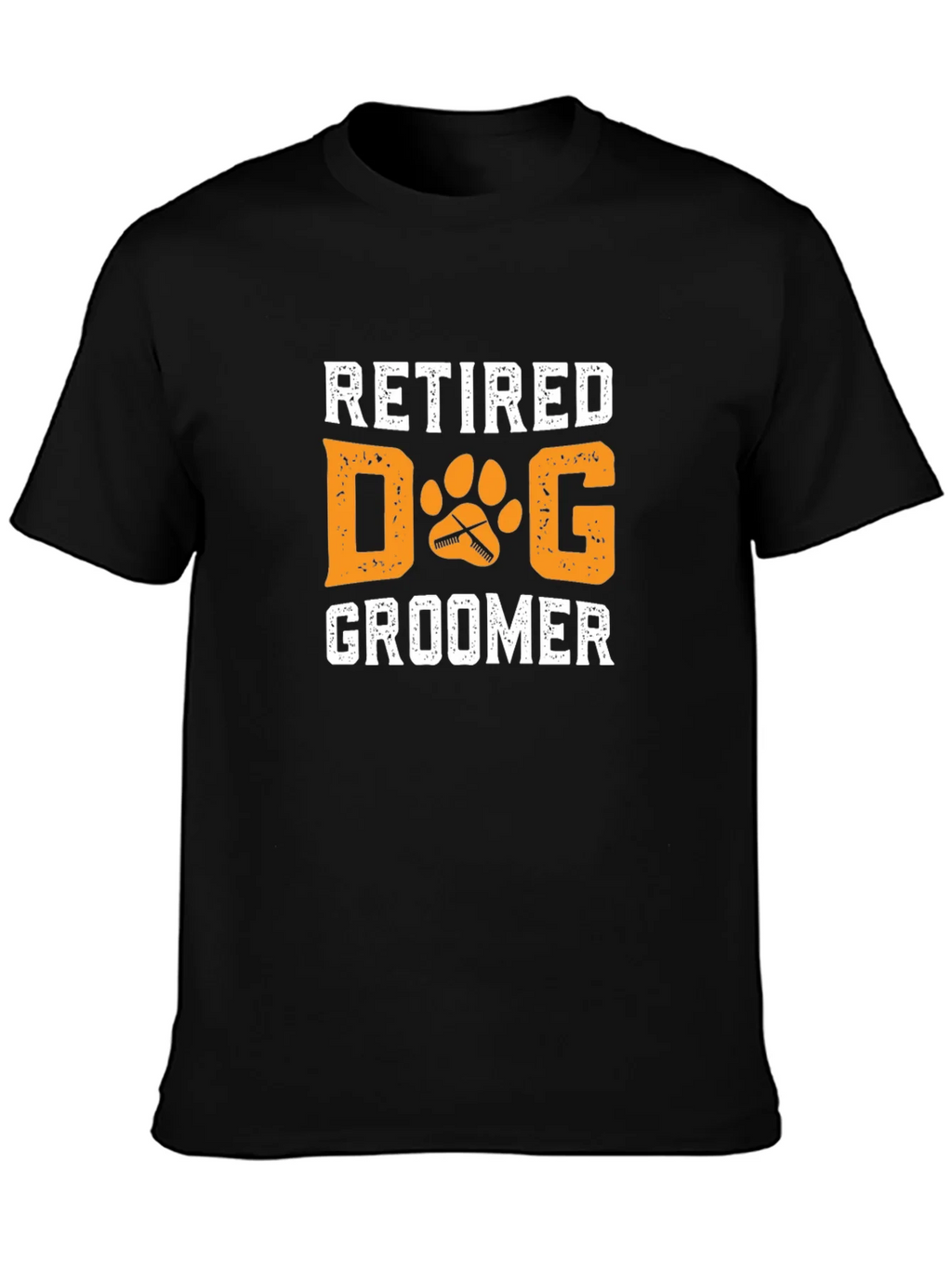 Retired Dog Groomer Graphic T-Shirt product image 3