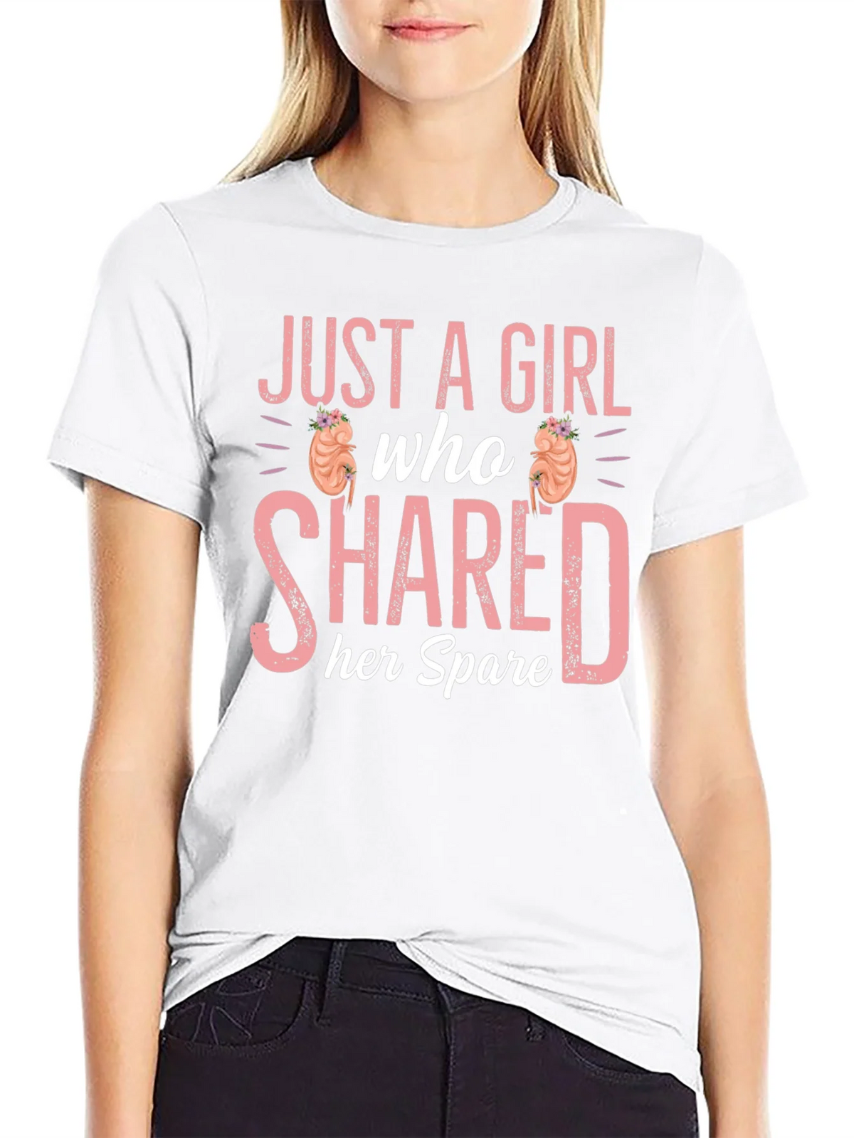 Just a Girl Kidney Donor T-Shirt product image 7
