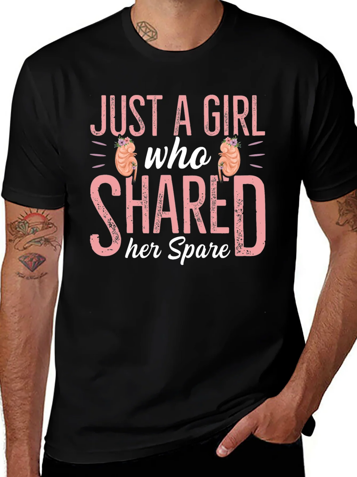 Just a Girl Kidney Donor T-Shirt product image 1