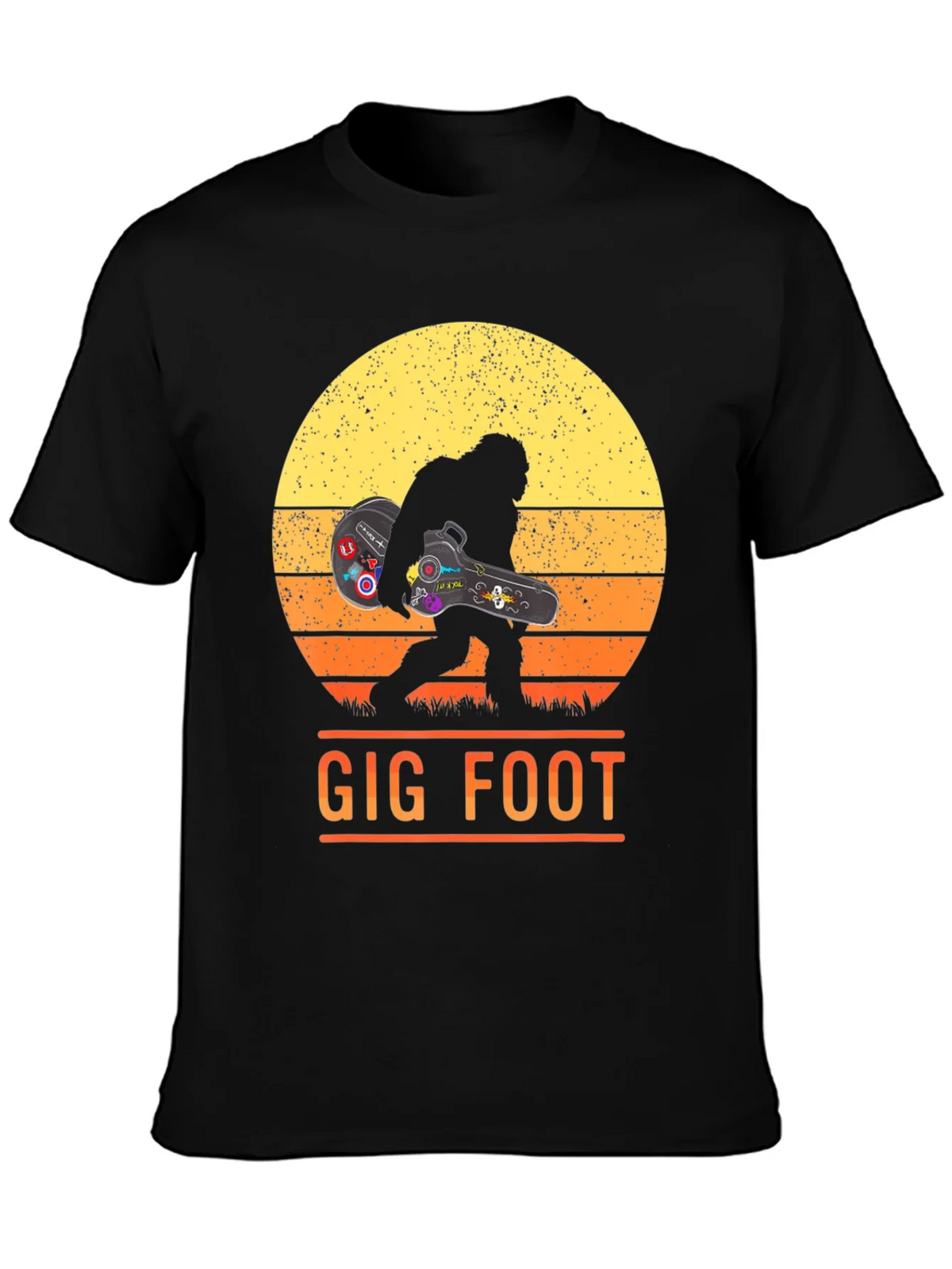 Gig Foot Bigfoot Musician T-Shirt product image 3