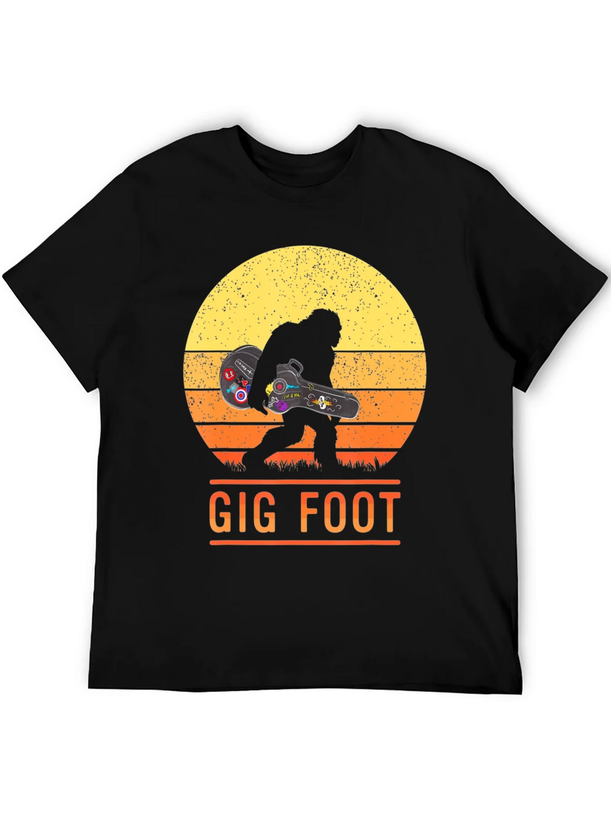 Gig Foot Bigfoot Musician T-Shirt product image 5