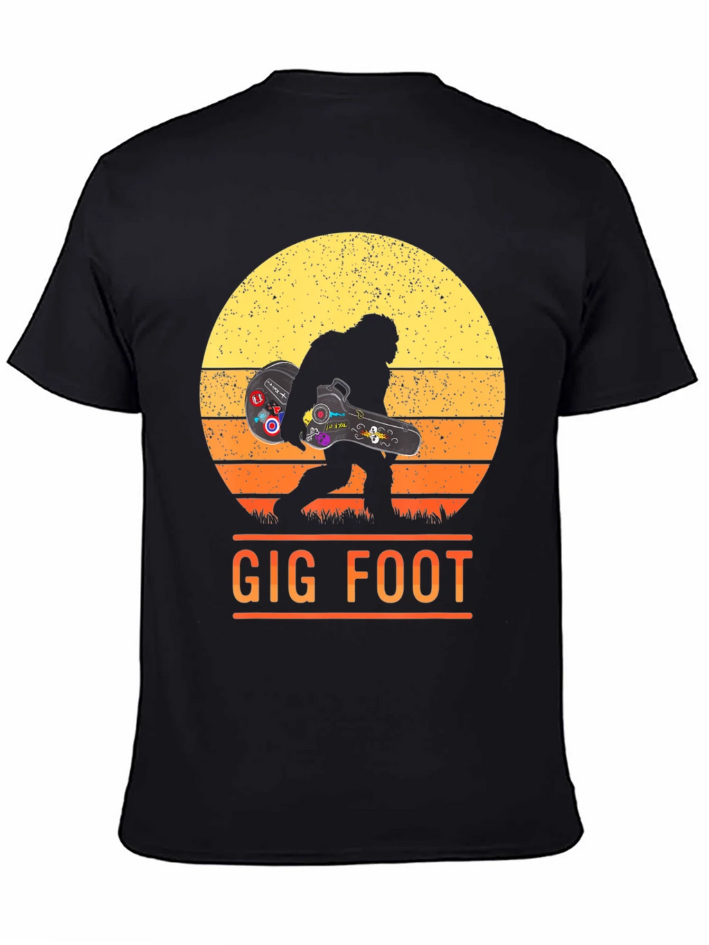Gig Foot Bigfoot Musician T-Shirt product image 4