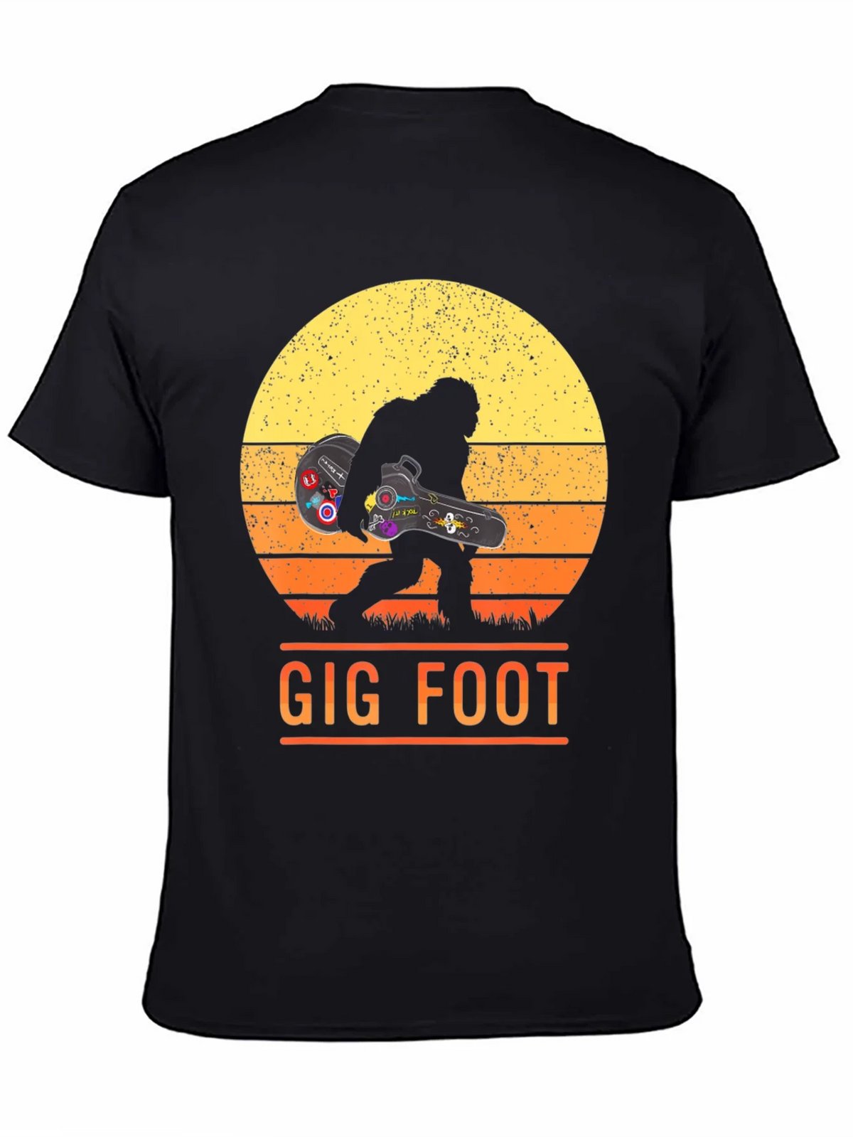 Gig Foot Bigfoot Musician T-Shirt product image 4