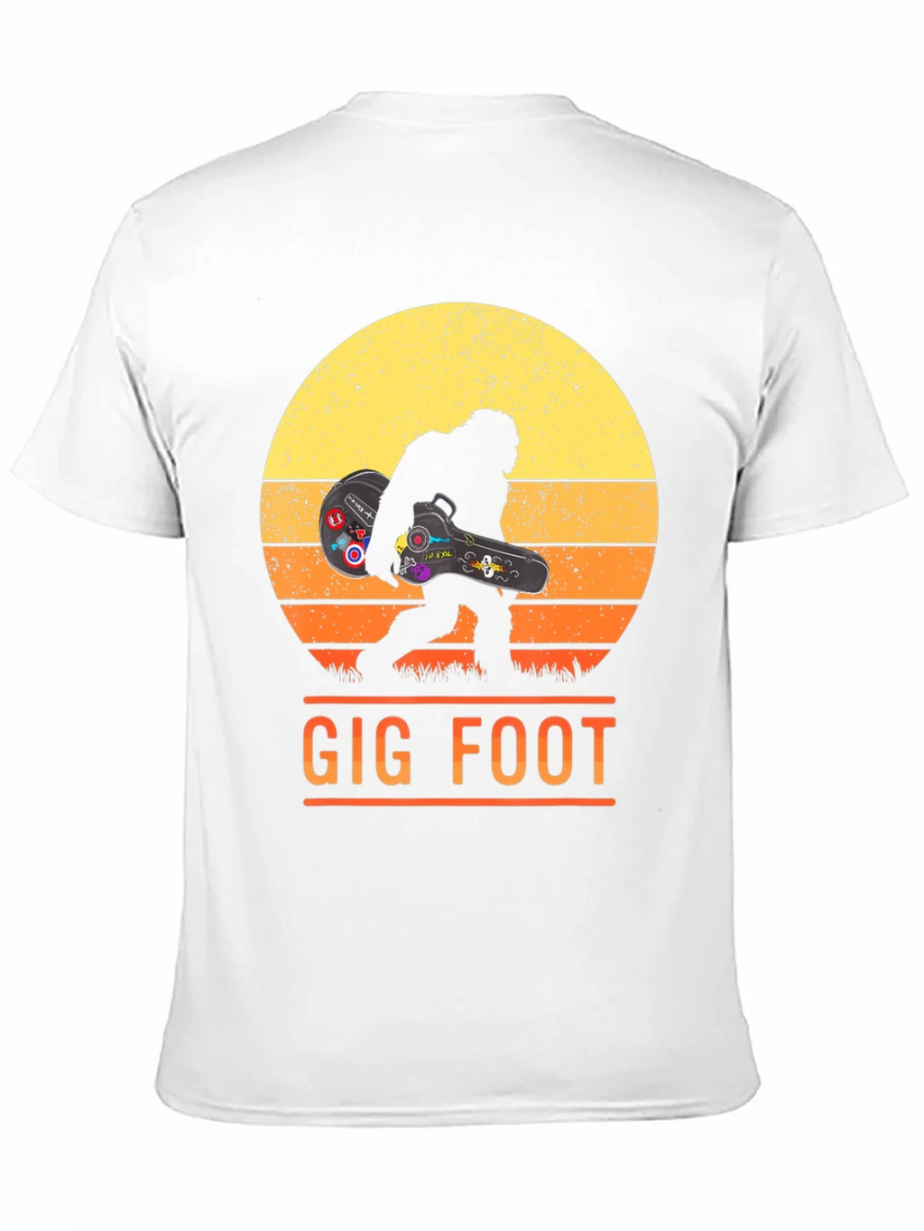 Gig Foot Bigfoot Musician T-Shirt product image 10