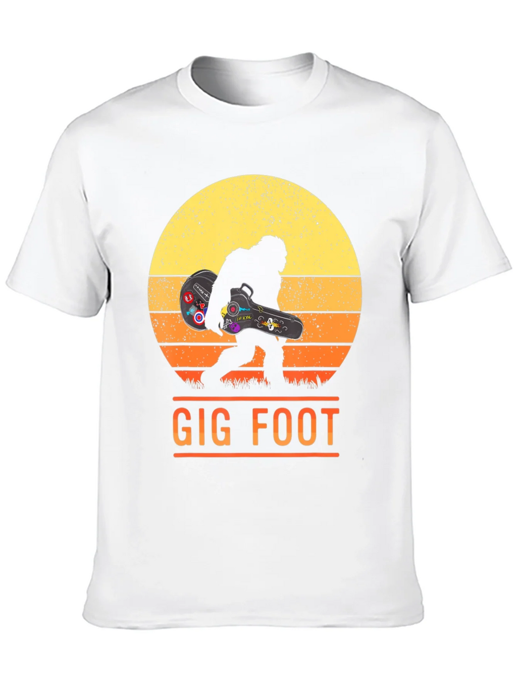 Gig Foot Bigfoot Musician T-Shirt product image 9