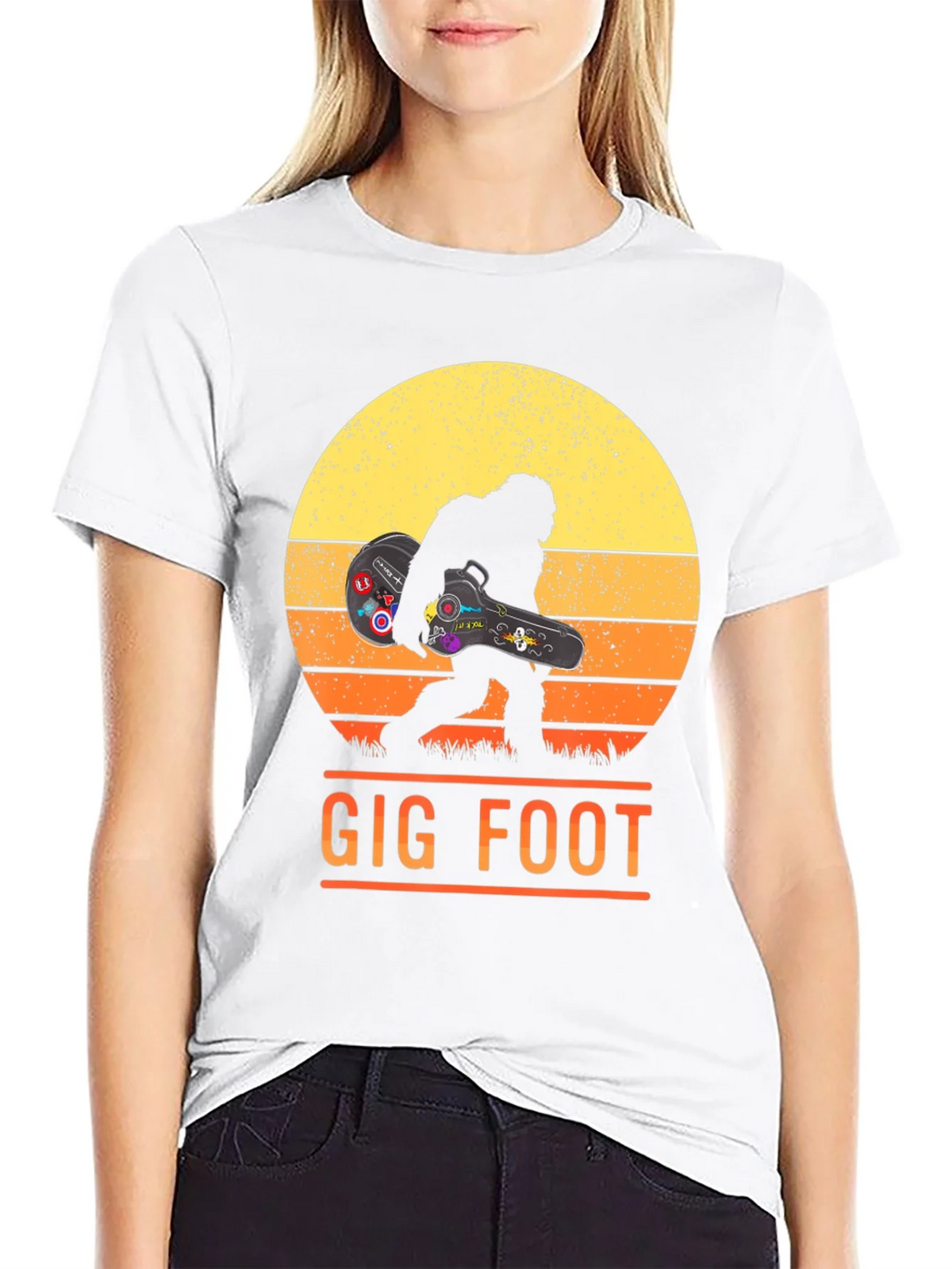 Gig Foot Bigfoot Musician T-Shirt product image 8