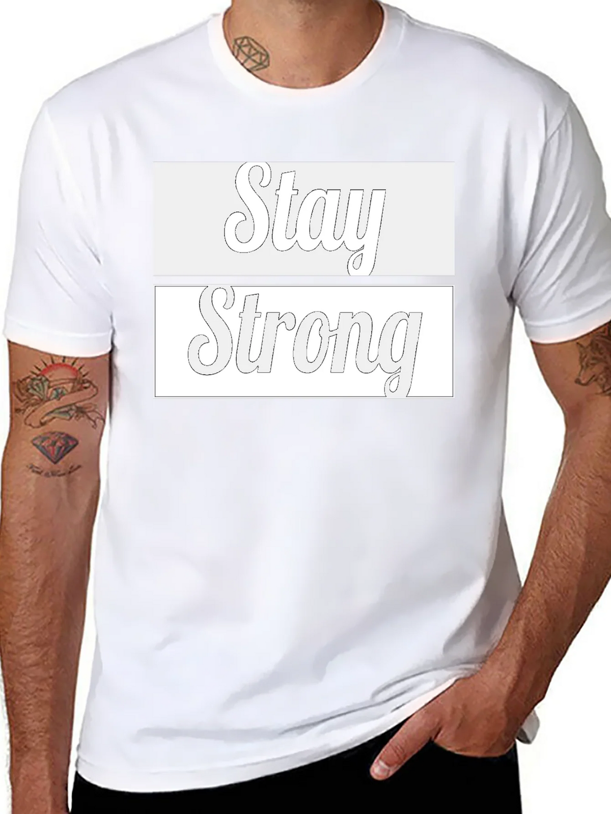 Stay Strong Graphic T-Shirt - Stylish & Motivational Tee product image 7