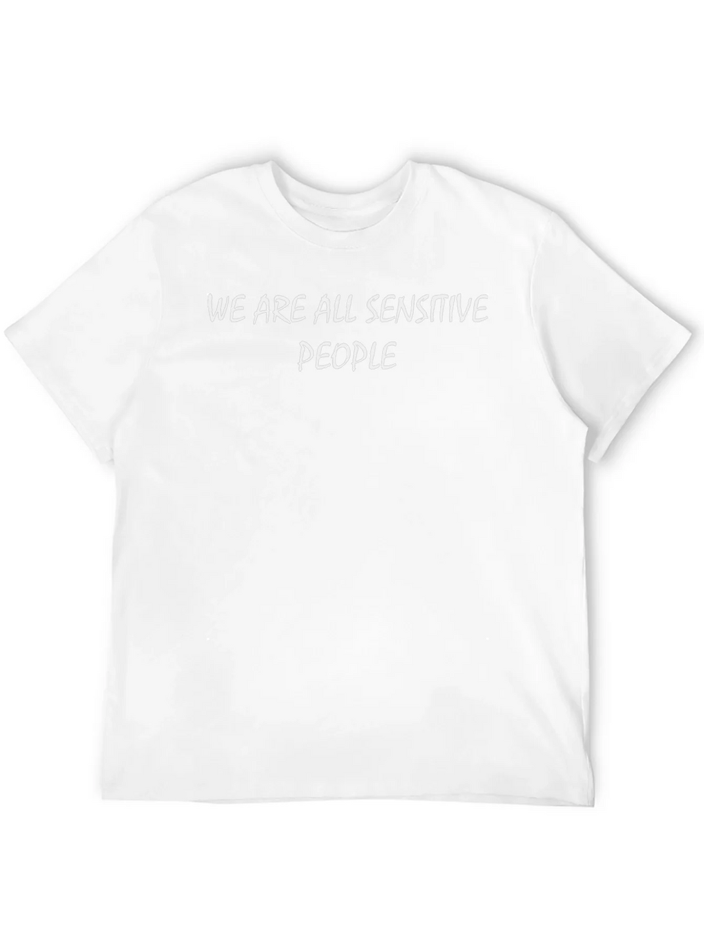 Sensitive People Graphic T-Shirt - Casual Black Tee product image 11