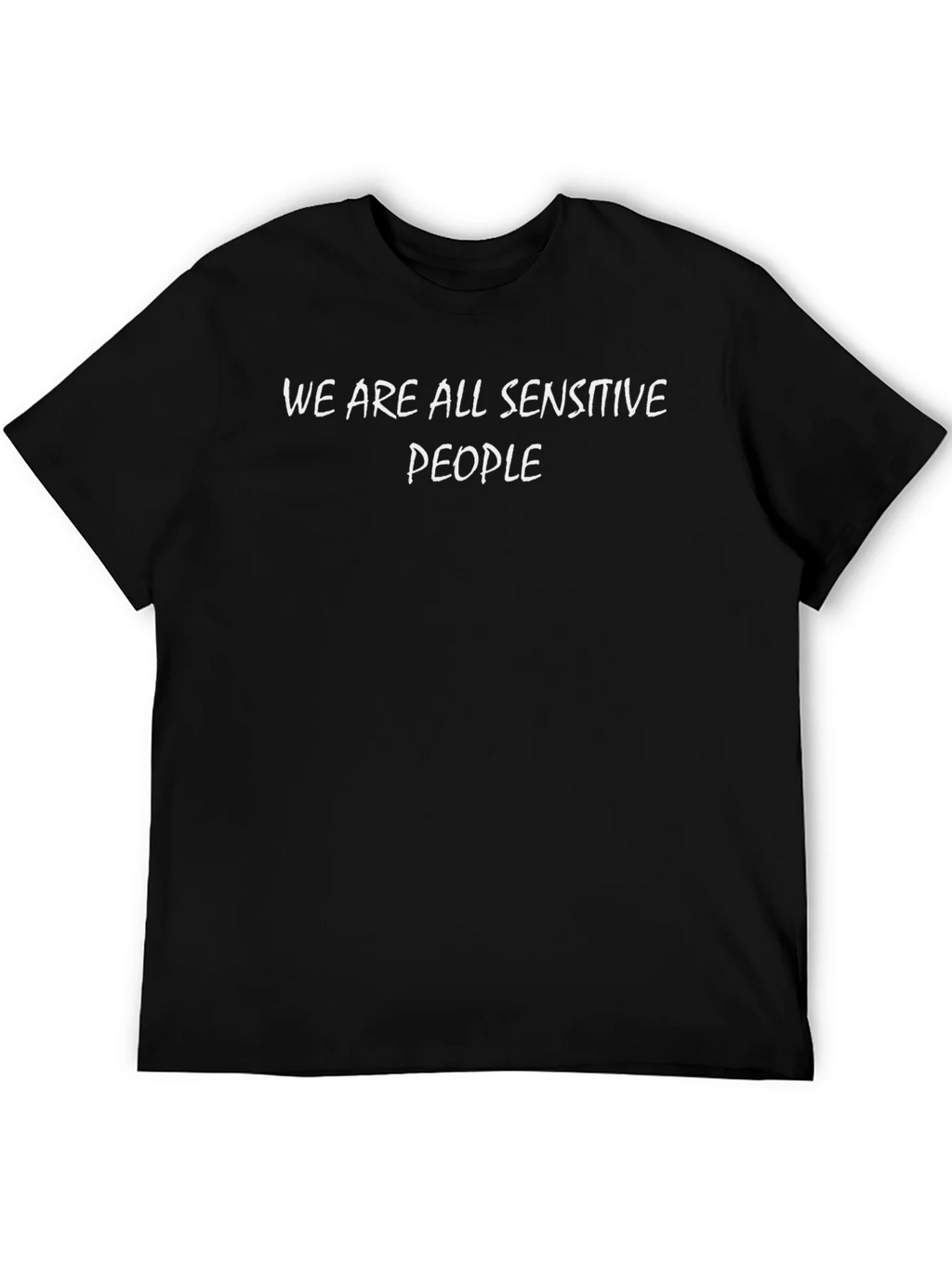 Sensitive People Graphic T-Shirt - Casual Black Tee product image 5