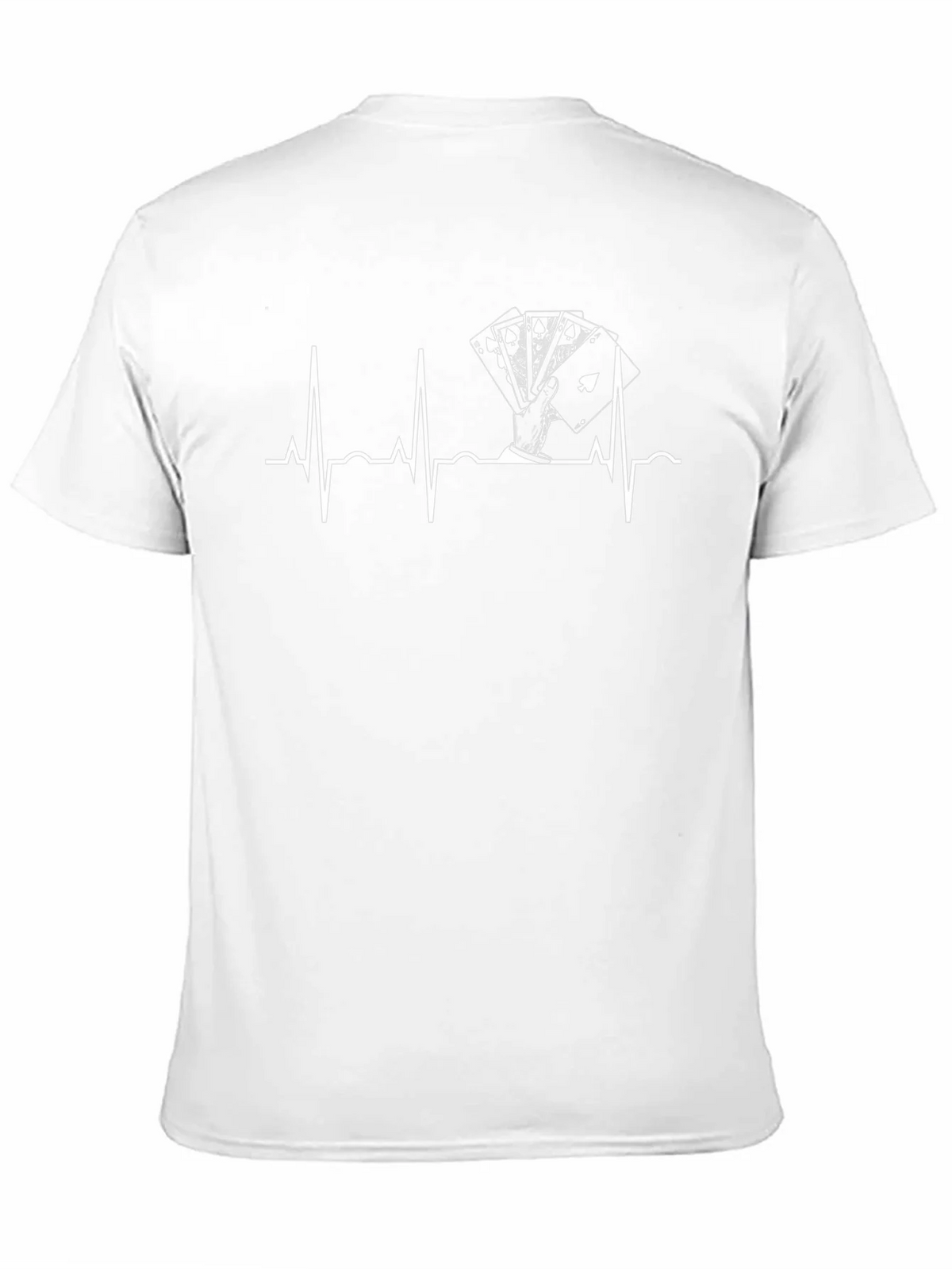 Poker Hand Heartbeat T-Shirt product image 9