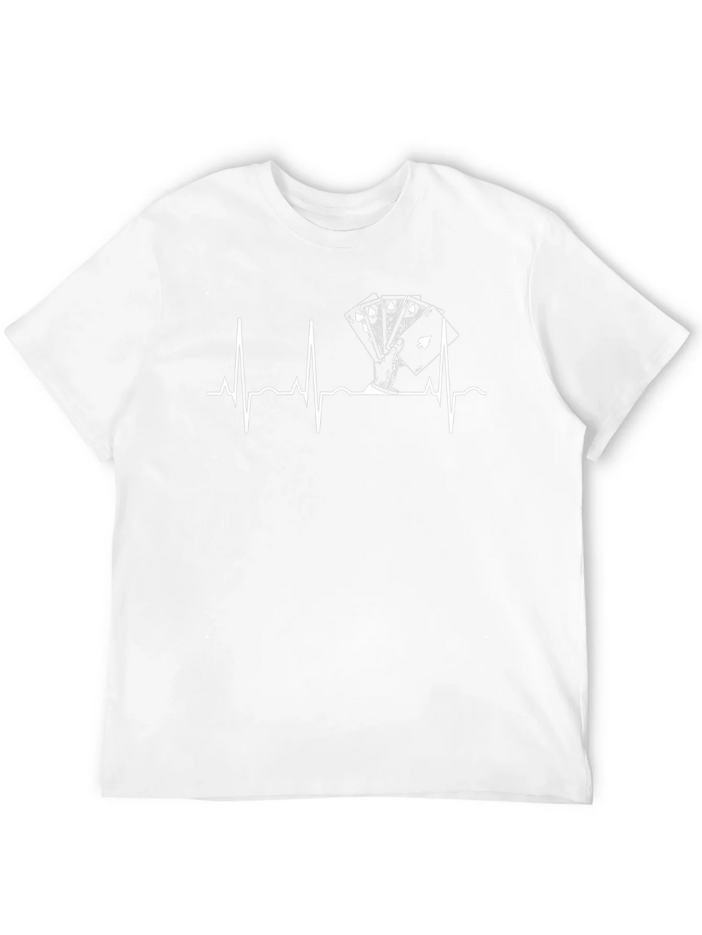 Poker Hand Heartbeat T-Shirt product image 10