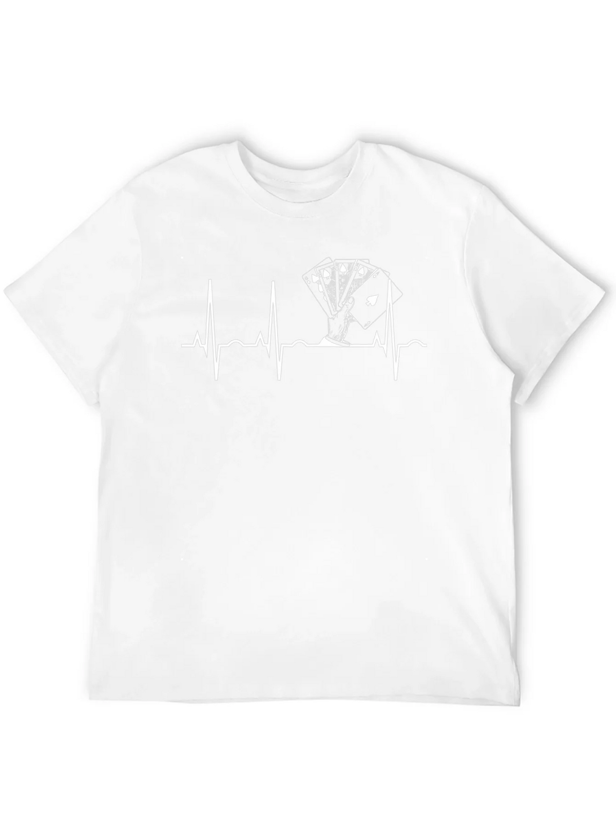 Poker Hand Heartbeat T-Shirt product image 10