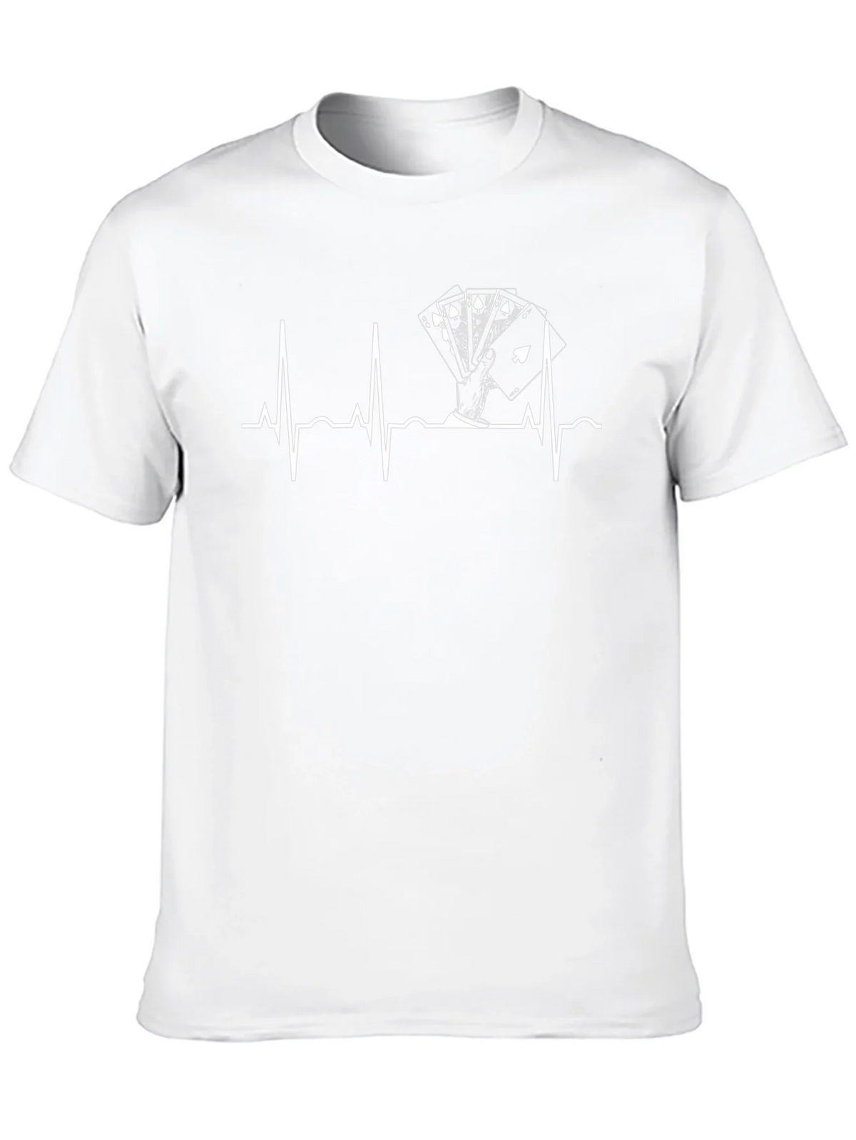 Poker Hand Heartbeat T-Shirt product image 8
