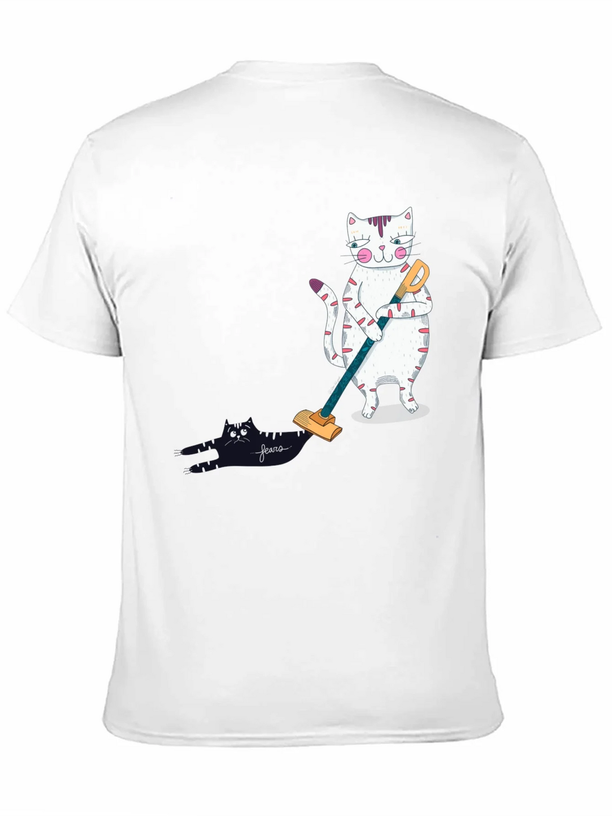 Cat Vacuuming T-Shirt product image 10