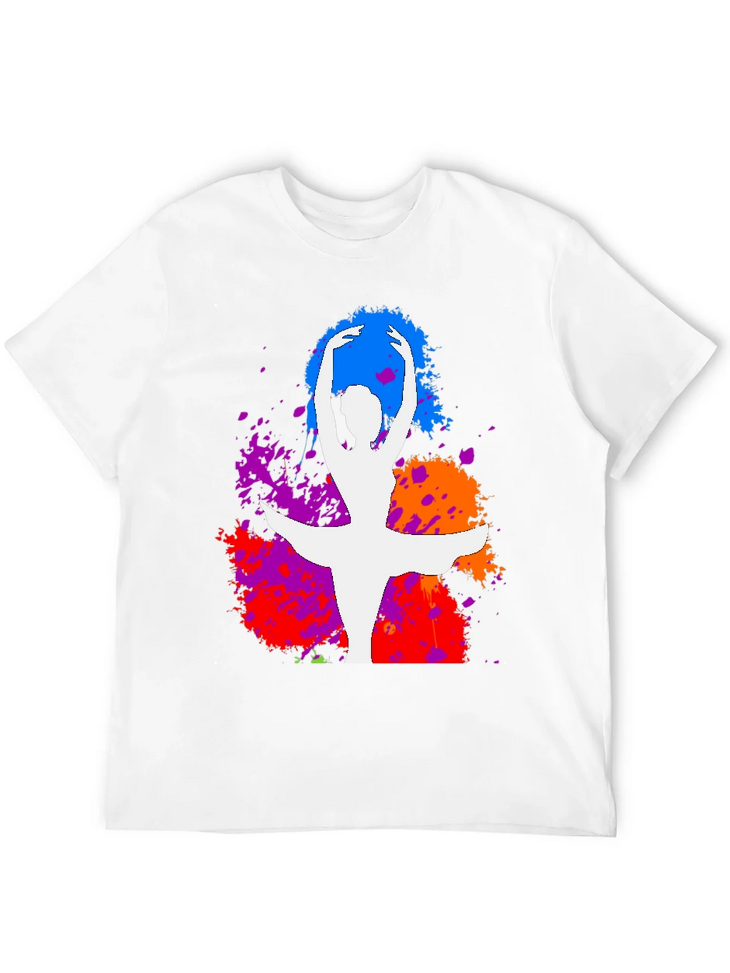 Ballet Dancer Splatter Graphic Tee - Stylish Artistic Design product image 11